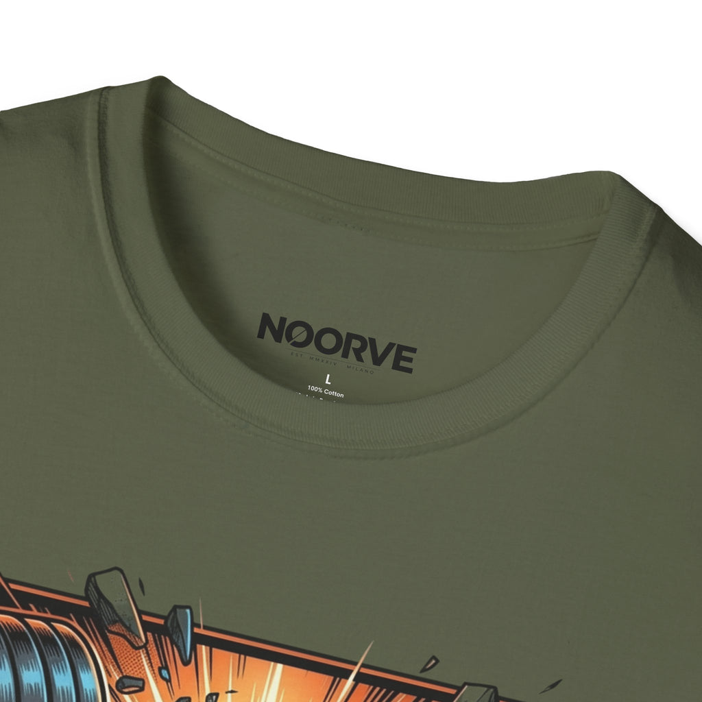 Motivational Weightlifting T-Shirt — 'No Excuses' Gorilla Gym Tee
