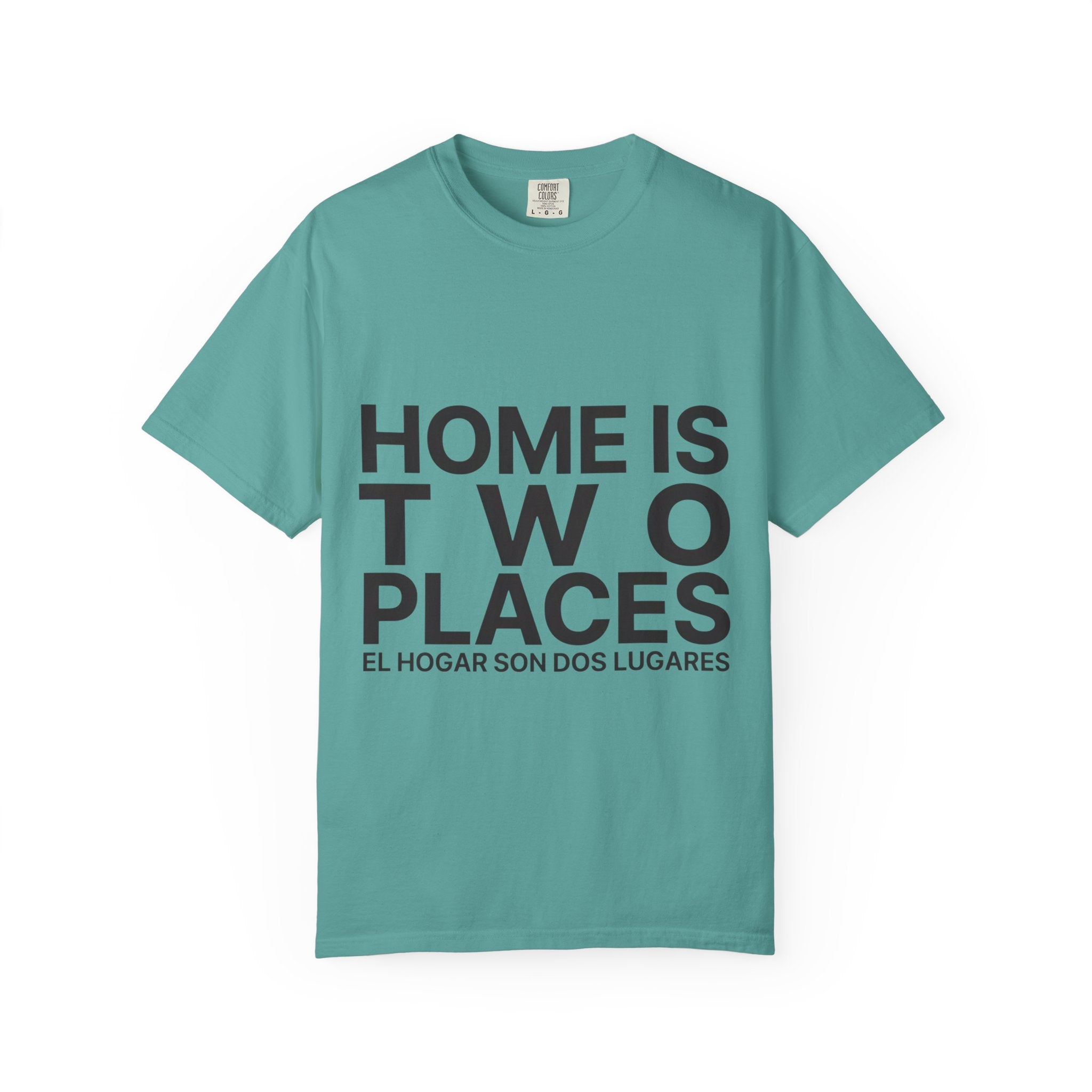 Home Is Two Places T-Shirt — First Generation, Full Heart Graphic Tee | Noorve | T-Shirt