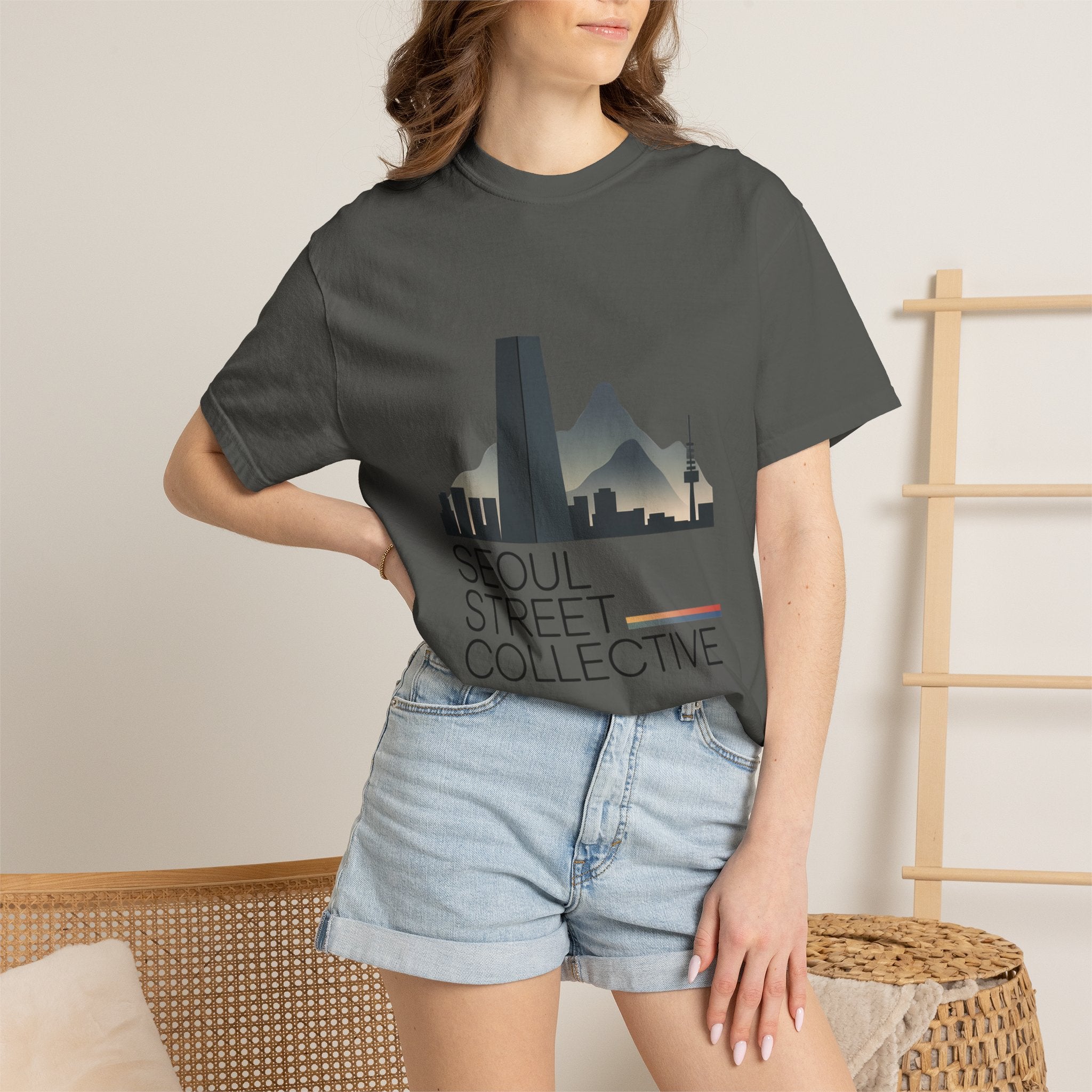 Seoul Street Collective T-Shirt — City Skyline Graphic Tee