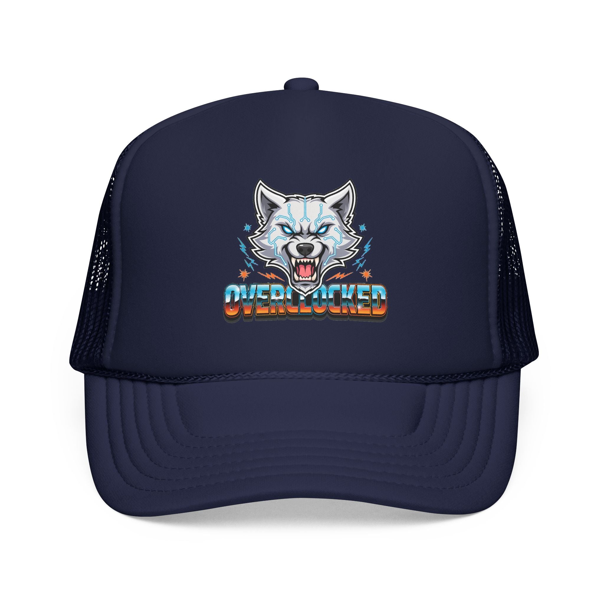 Wolf Trucker Hat — Fierce Arctic Wolf Foam Trucker Cap | Noorve | Hats