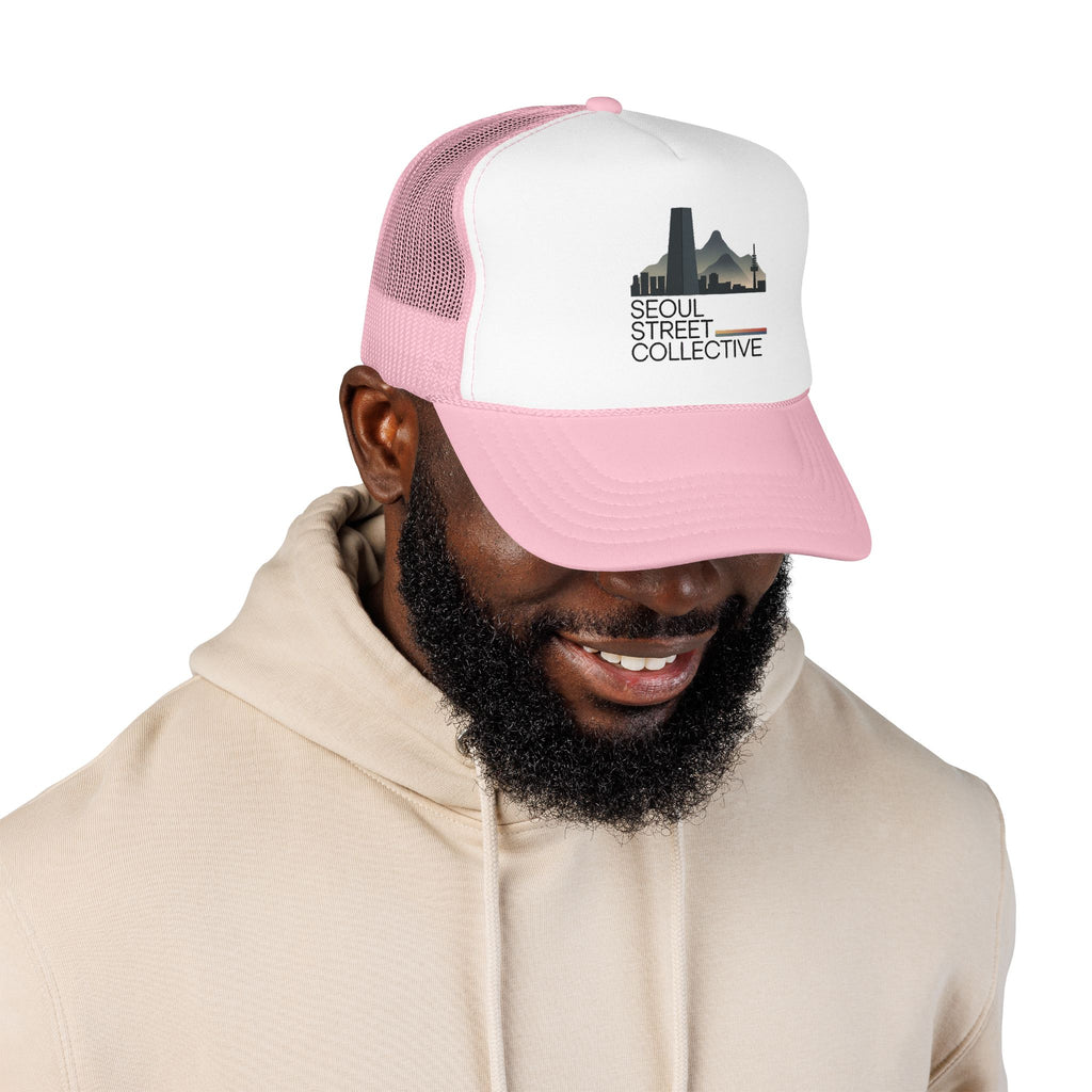 Trucker Hat — Salt Lake City Skyline Vintage Graphic