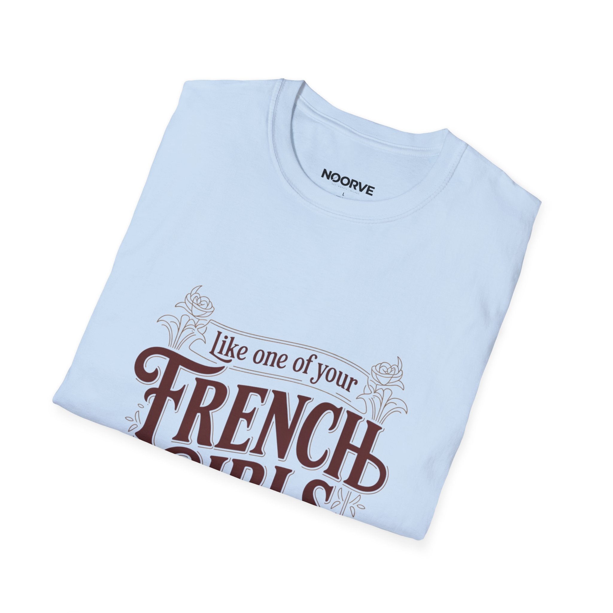 French Girls T-Shirt — "Like One of Your French Girls" Vintage Script Tee