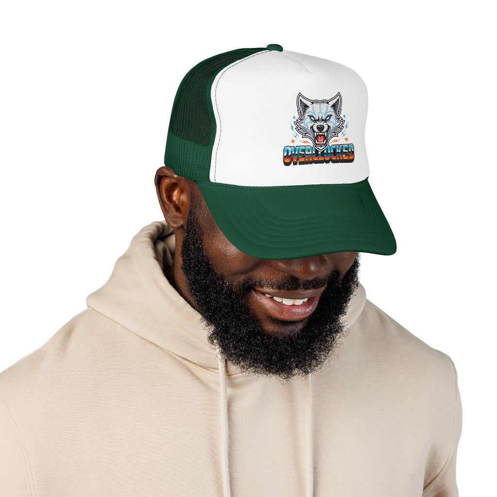 Wolf Trucker Hat — Fierce Arctic Wolf Foam Trucker Cap