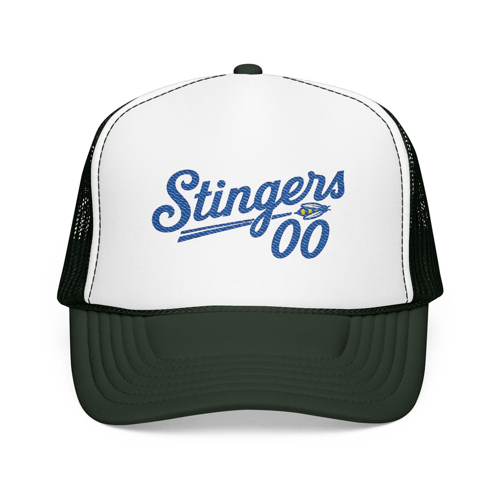 Stingers '00 Trucker Hat — Vintage Script Foam Mesh Cap | Noorve | Hats