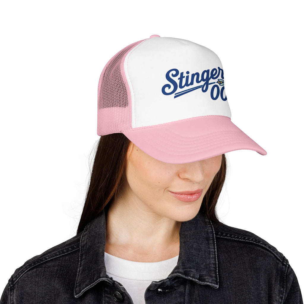 Stingers 00 Foam Trucker Hat — Retro Sports Mesh Cap