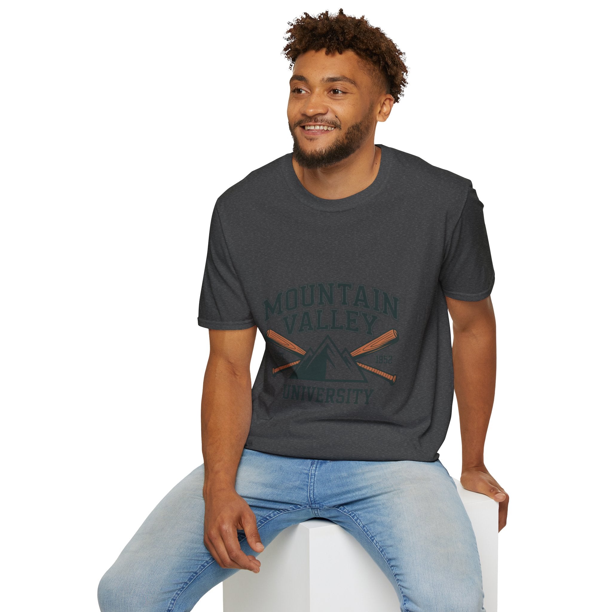 Mountain Valley University T-Shirt — Vintage Collegiate Outdoor Tee | Noorve | T-Shirt