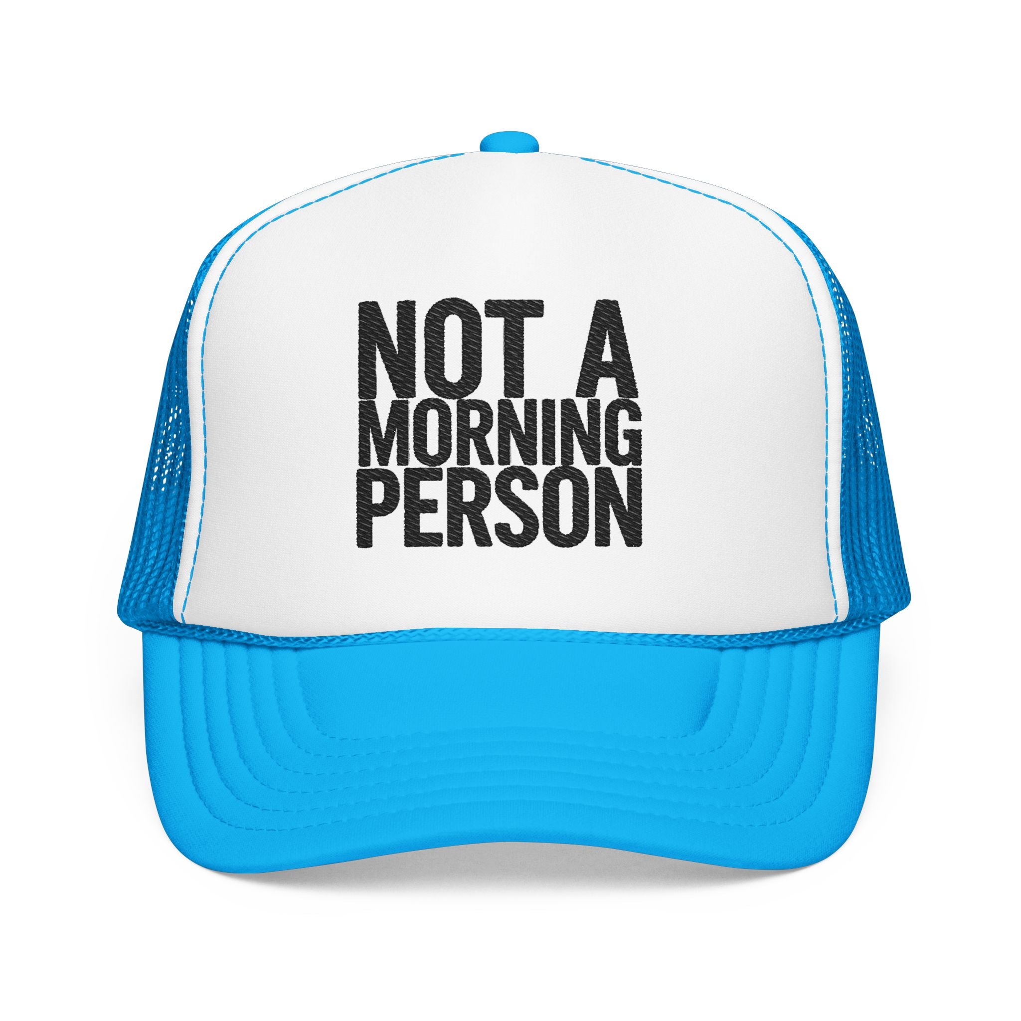 Trucker Hat — NOLA Music Person Glitter Text Foam Mesh Cap | Noorve | Hats
