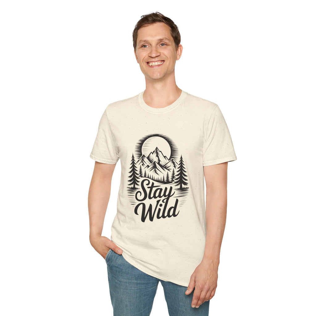 Stay Wild Mountain T-Shirt — Adventure Graphic Tee