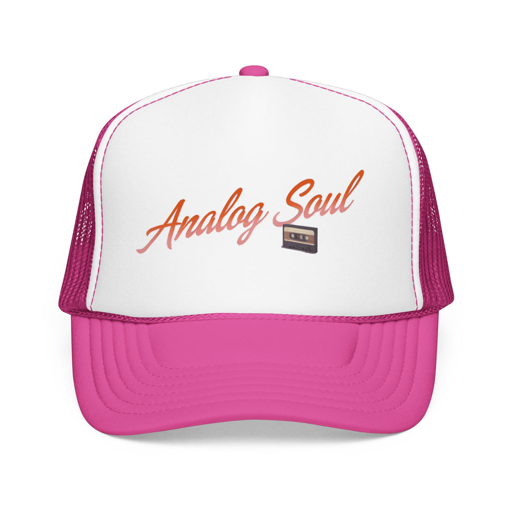 Analog Soul Trucker Hat — Retro Cassette Foam Trucker Cap | Noorve | Hats