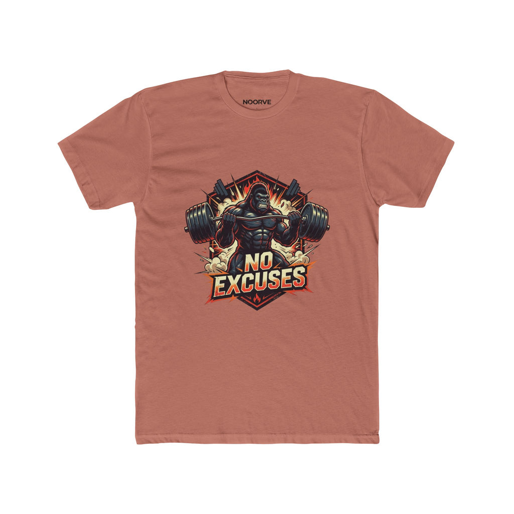 No Excuses Gym T-Shirt — Motivational Weightlifting Tee | Noorve | T-Shirt