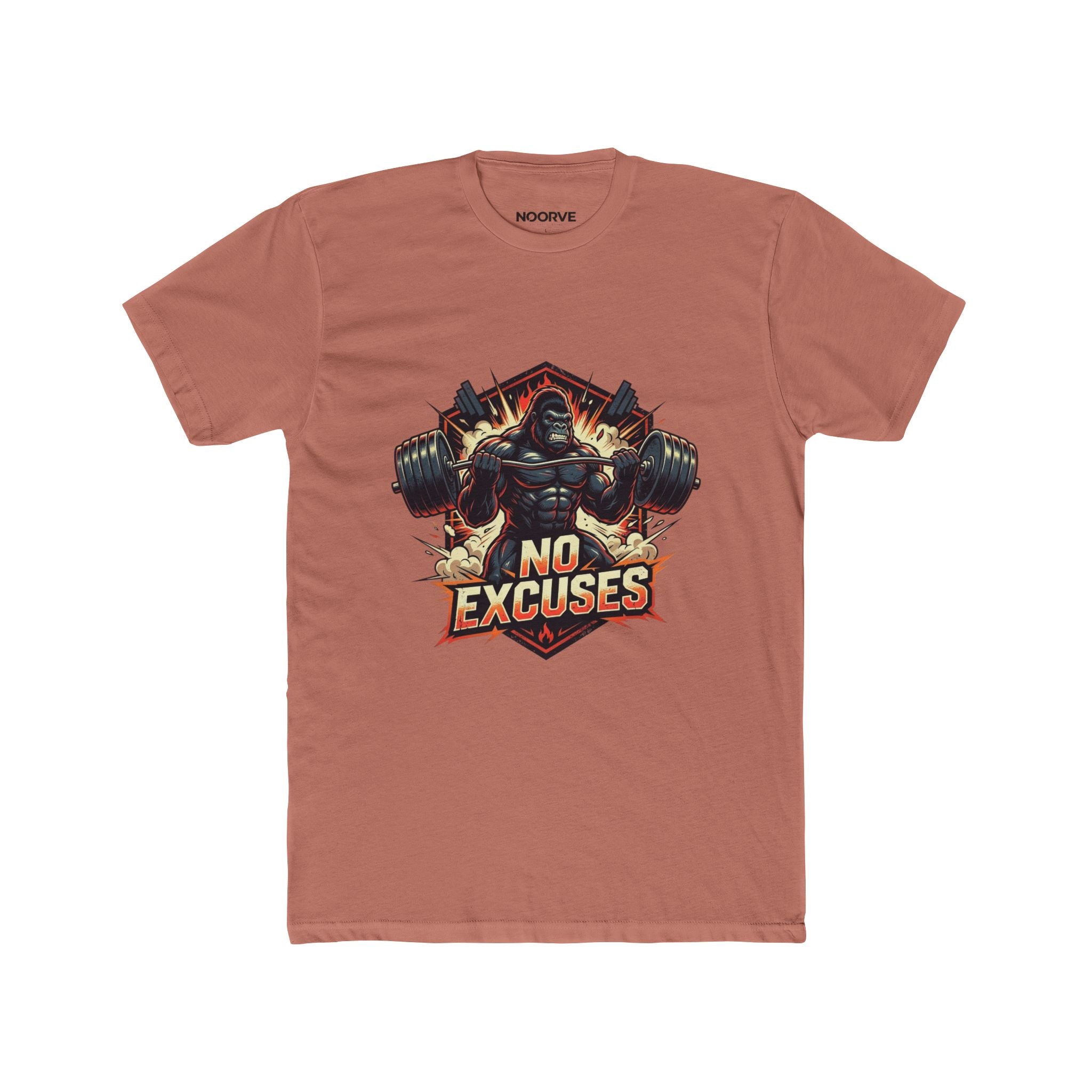 No Excuses Gym T-Shirt — Motivational Weightlifting Tee | Noorve | T-Shirt