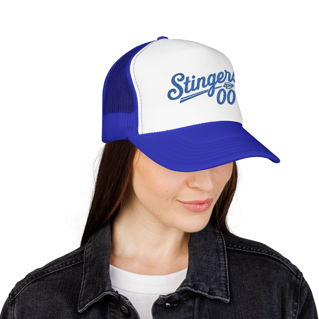 Stingers '00 Trucker Hat — Vintage Script Foam Mesh Cap