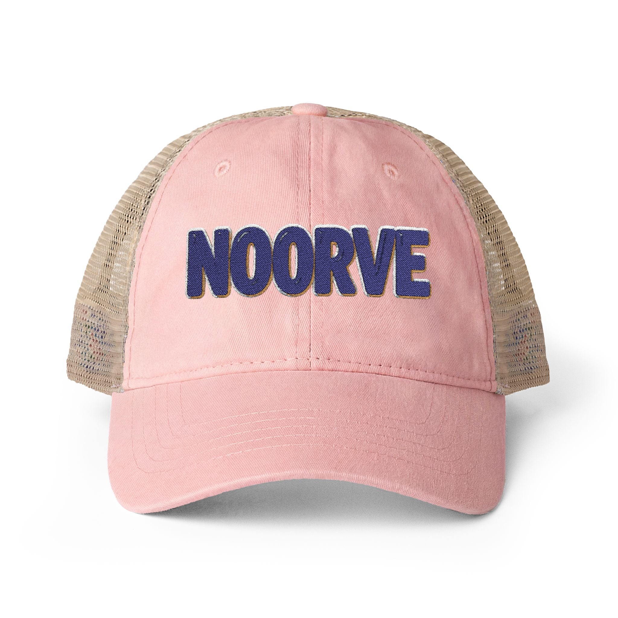 Washed Mesh-Back Cap — Summer Signature Edition | Noorve | Hats
