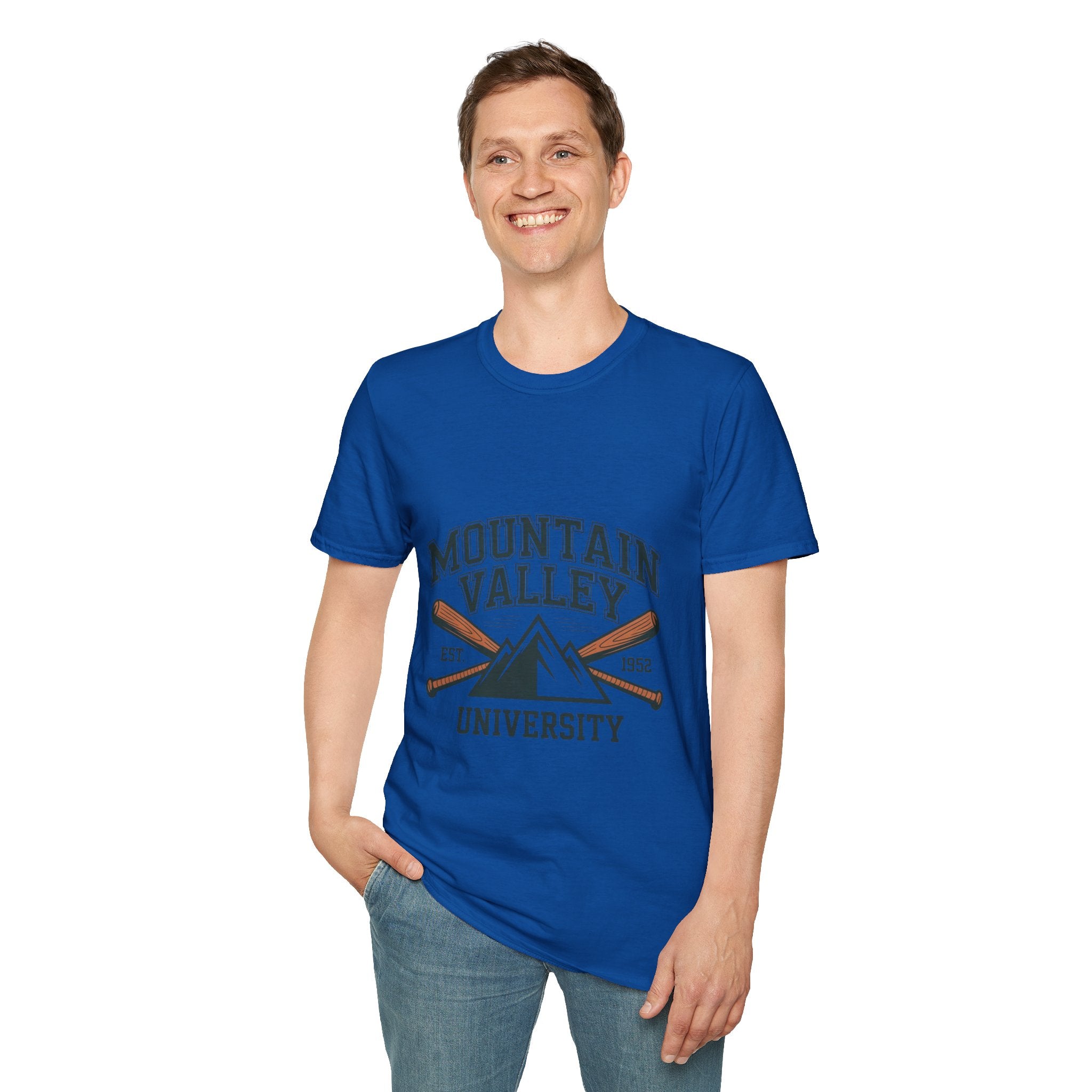Mountain Valley University T‑Shirt — Vintage Collegiate Outdoor Tee