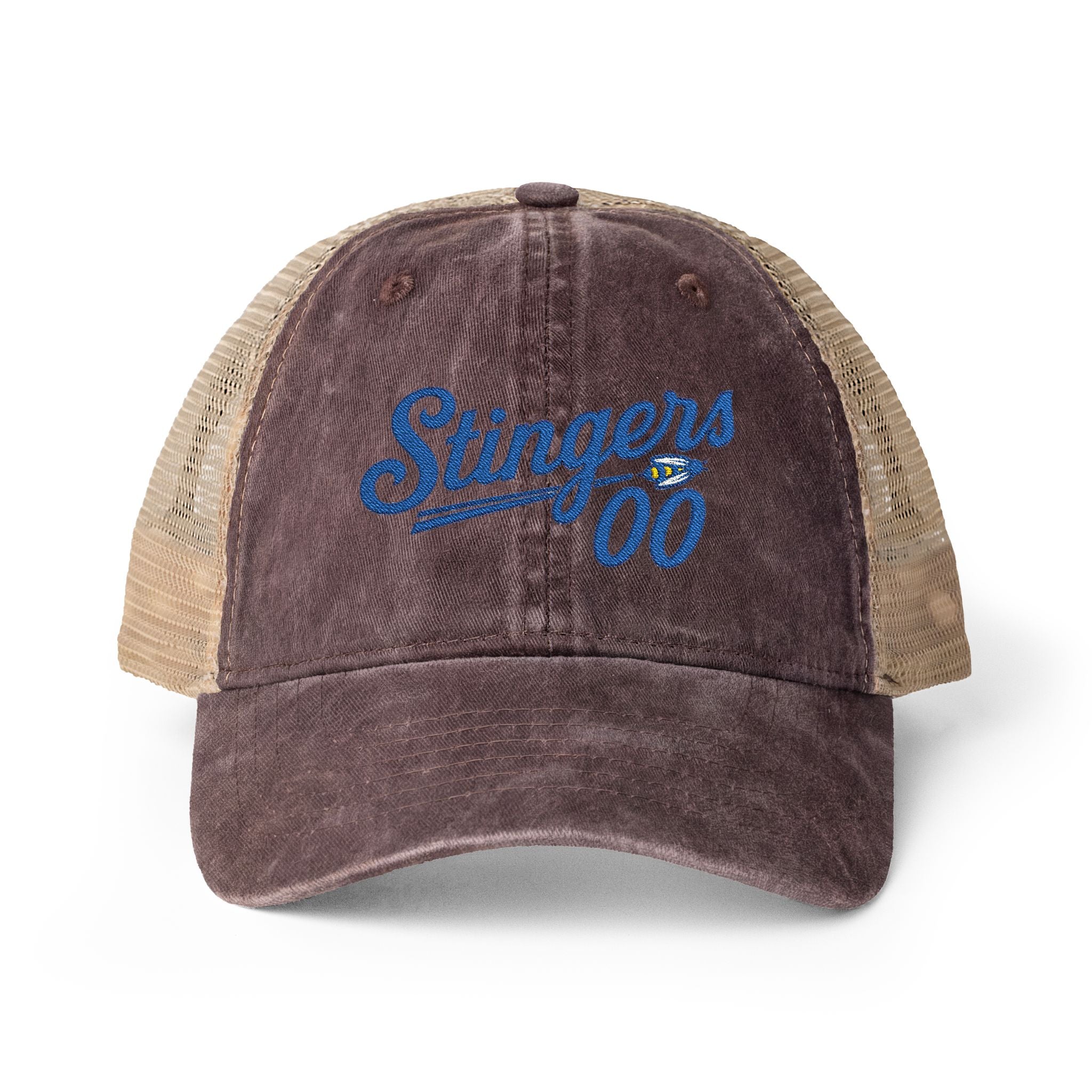 Black Leopard Print Washed Mesh-Back Cap | Noorve | Hats