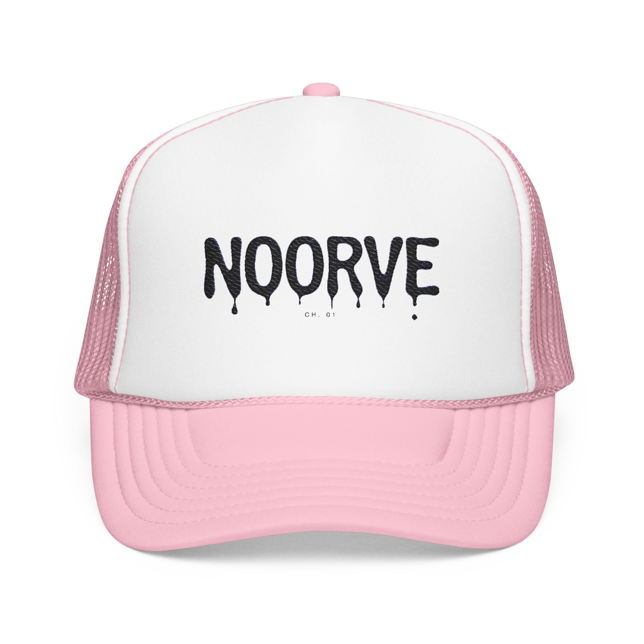 Drip Logo Trucker Hat — Noorvé Glimmer Foam Cap | Noorve | Hats