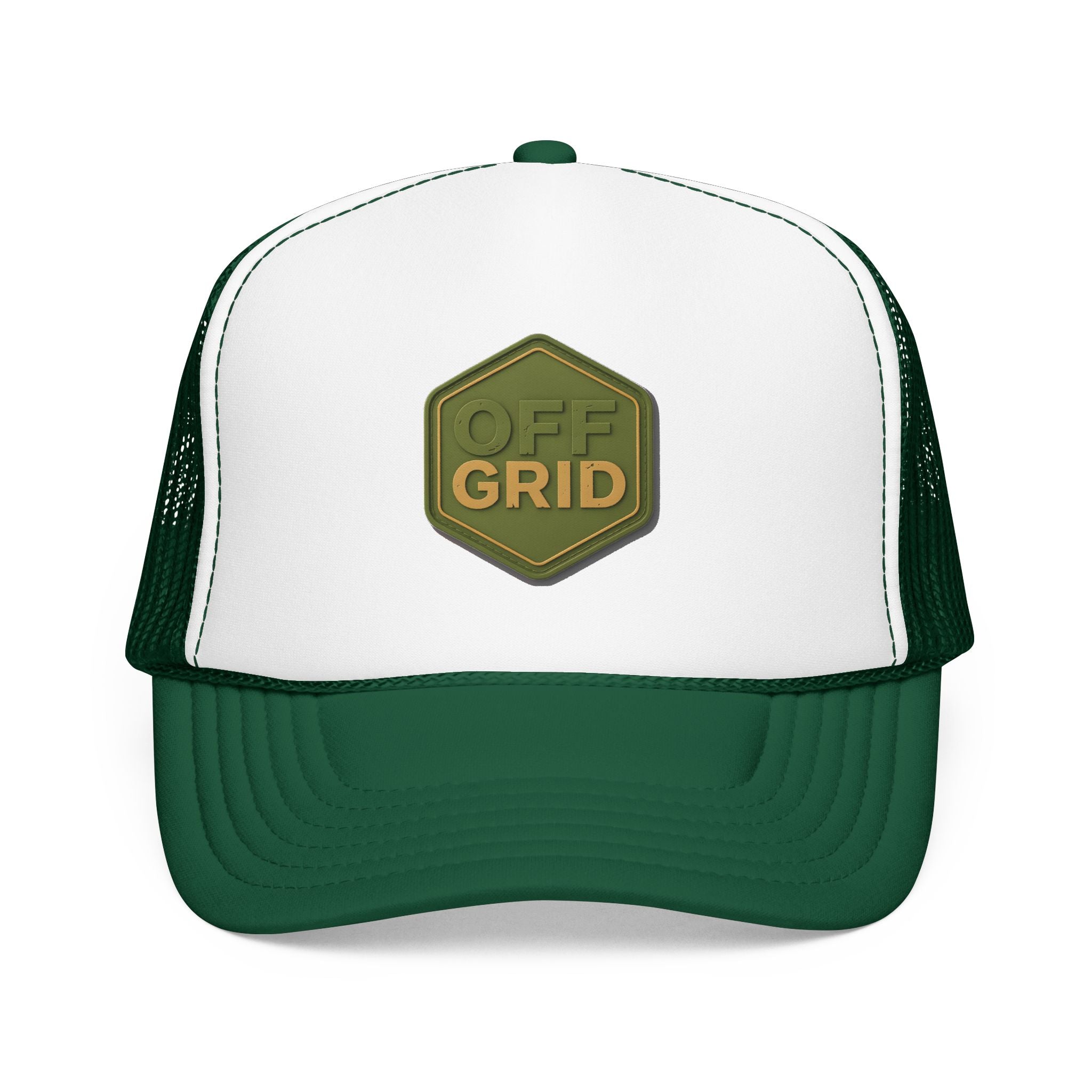 Off Grid Trucker Hat — Outdoor Adventure Foam Mesh Cap | Noorve | Hats