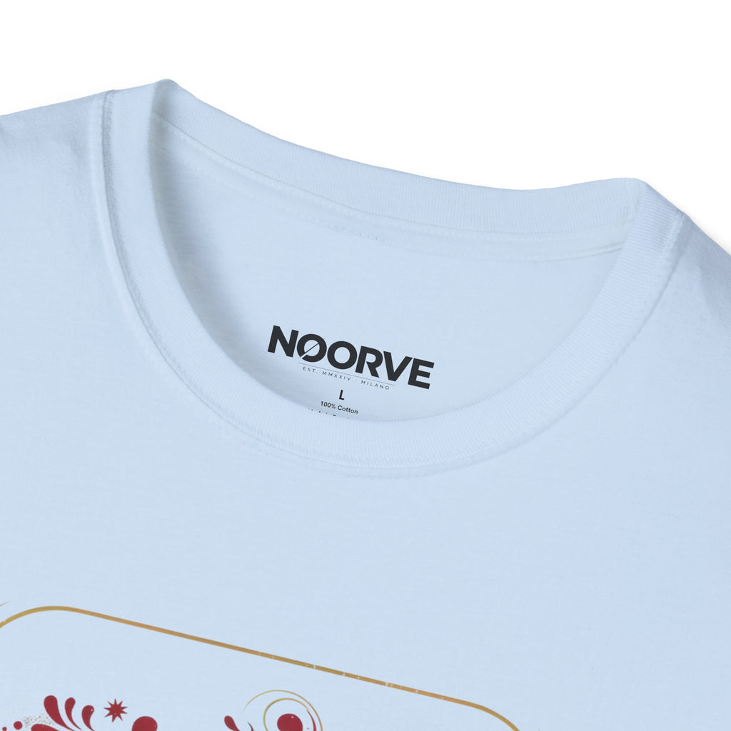 Arabic Calligraphy T-Shirt — 'Himmat' Lion Floral Graphic Tee