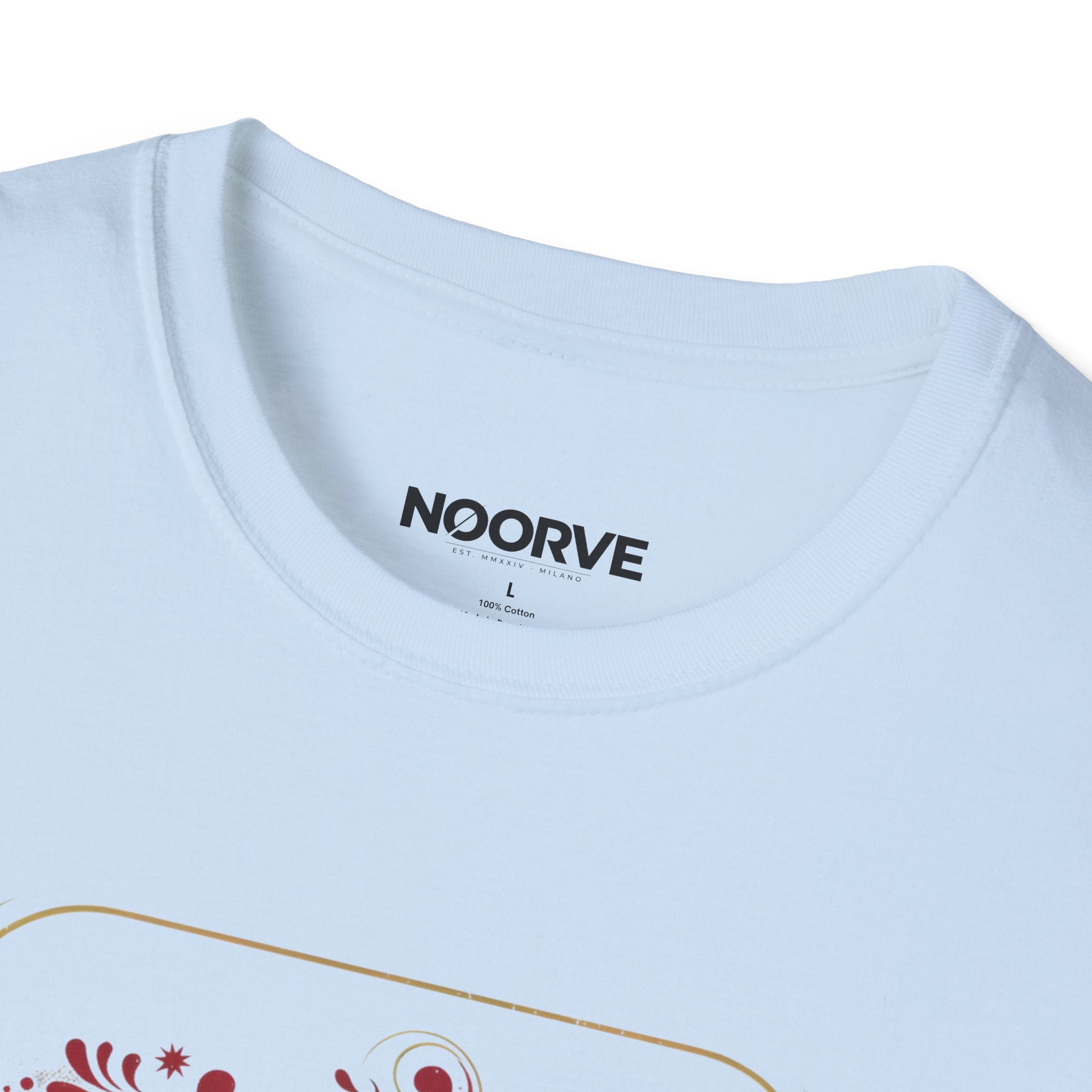 Arabic Calligraphy T-Shirt — 'Himmat' Lion Floral Graphic Tee