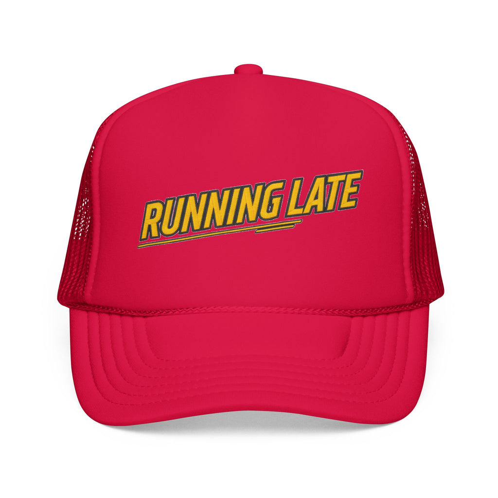 Running Late Trucker Hat — Vintage Mesh Edition