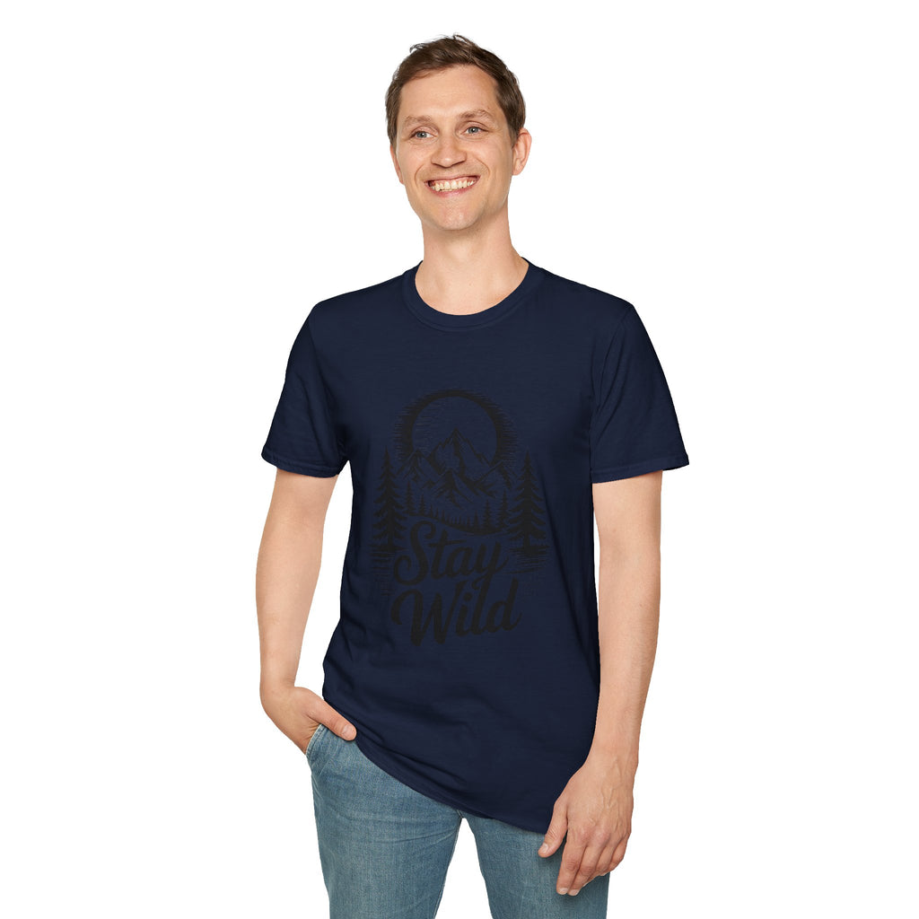 Stay Wild Mountain T-Shirt — Adventure Graphic Tee