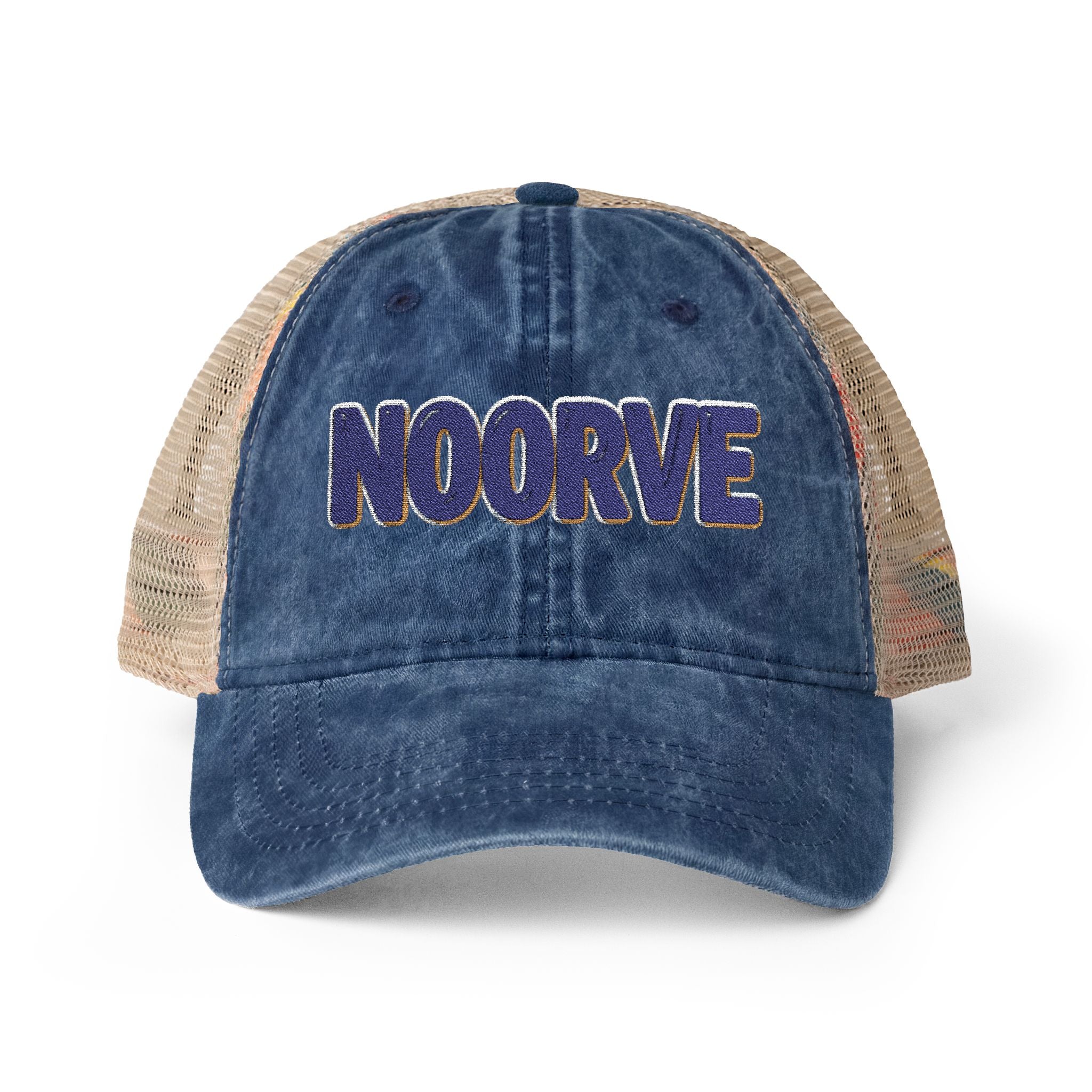 Washed Mesh-Back Cap — Summer Signature Edition | Noorve | Hats