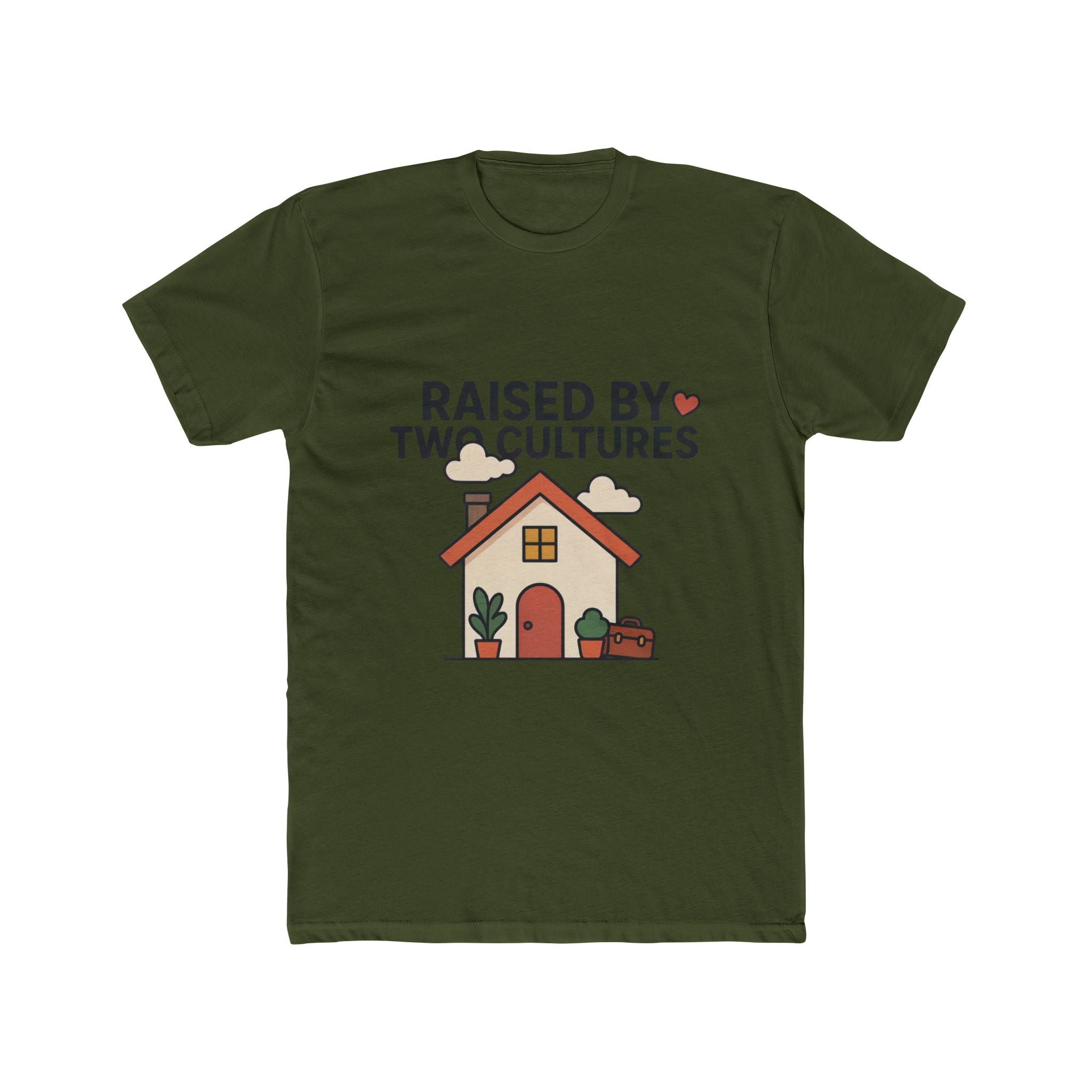 Raised by Two Cultures T-Shirt — My Accent Is The Proof Multicultural Pride Tee | Noorve | T-Shirt