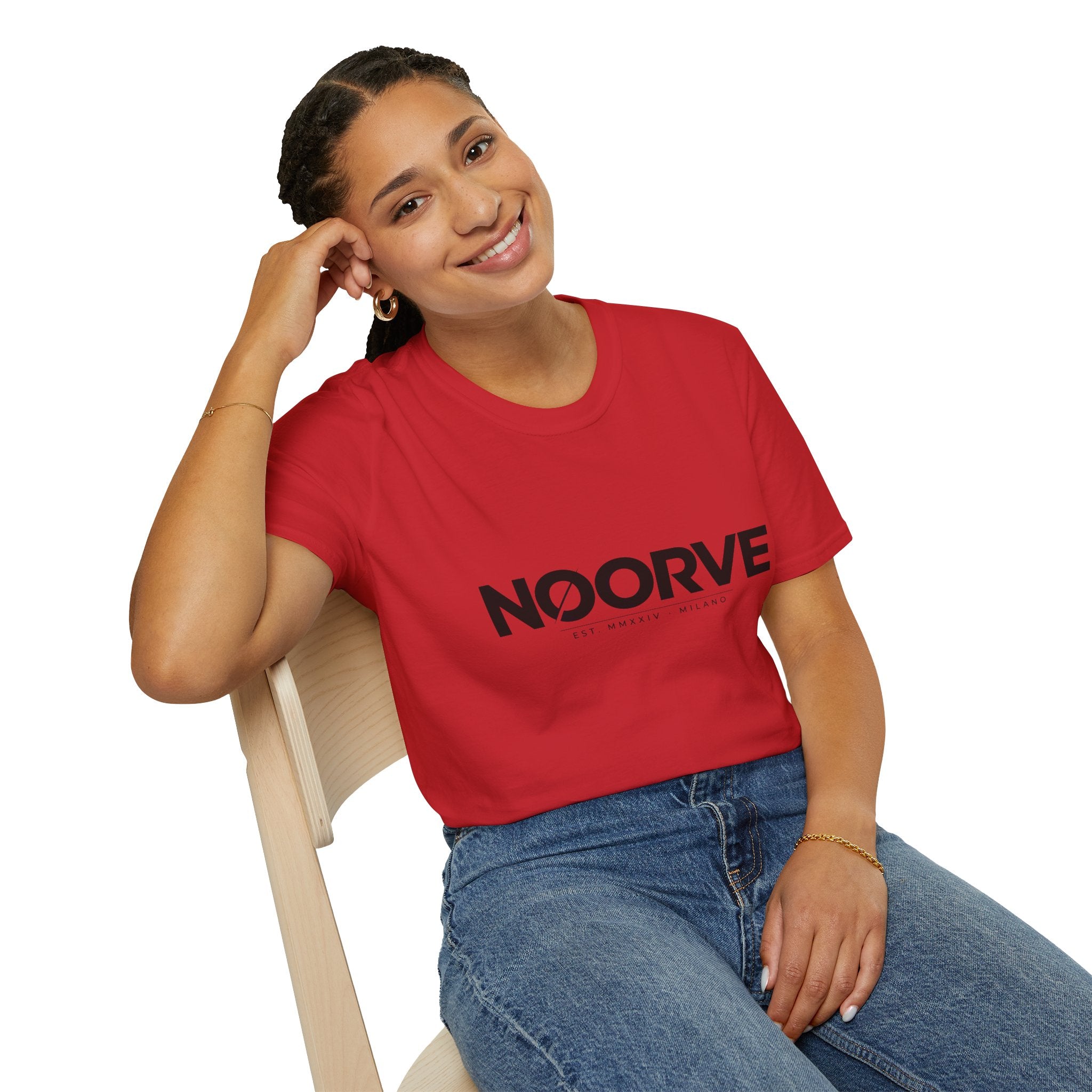 NOORVE Logo T-Shirt — Minimalist Milano Graphic Tee
