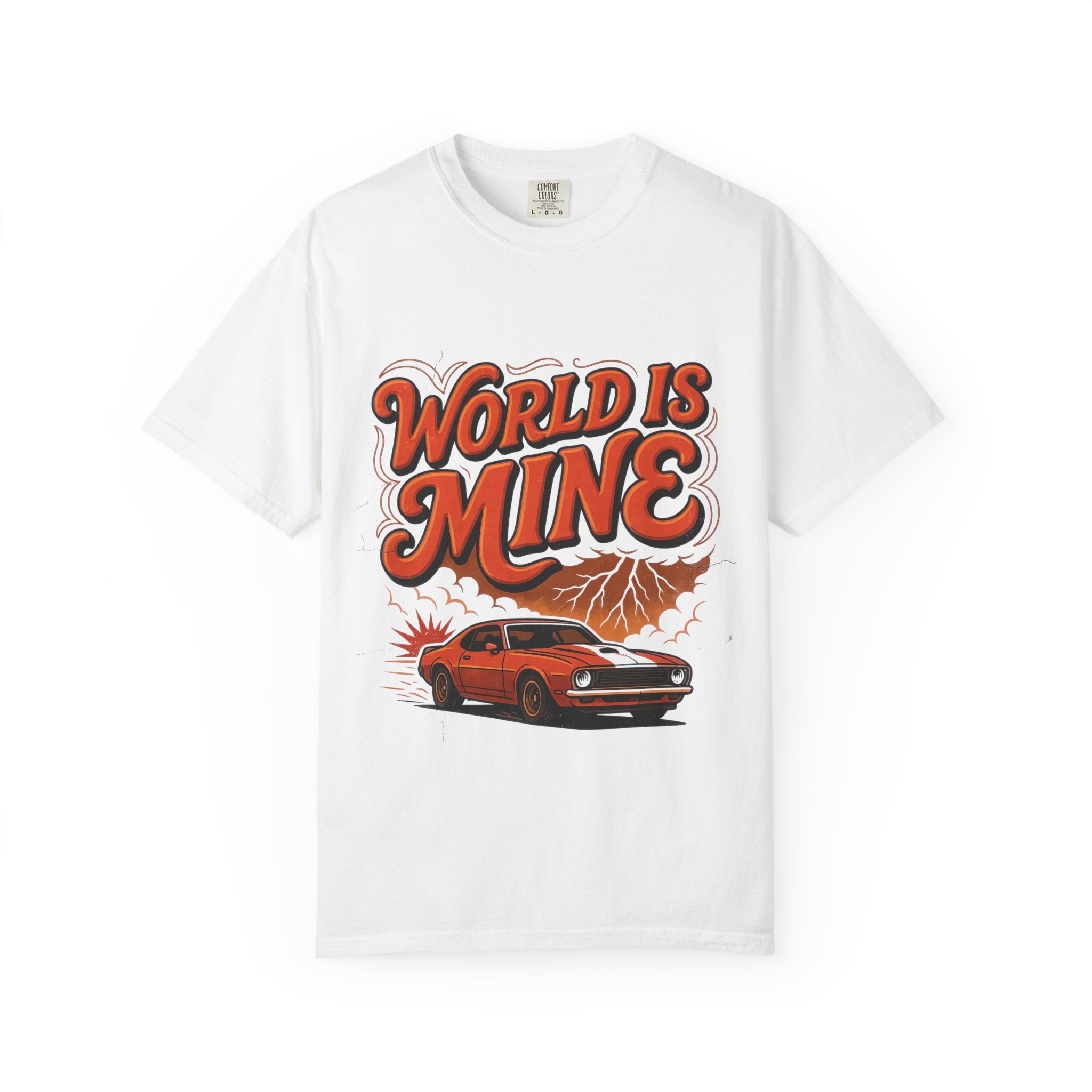 World Is Mine Vintage Muscle Car T-Shirt
