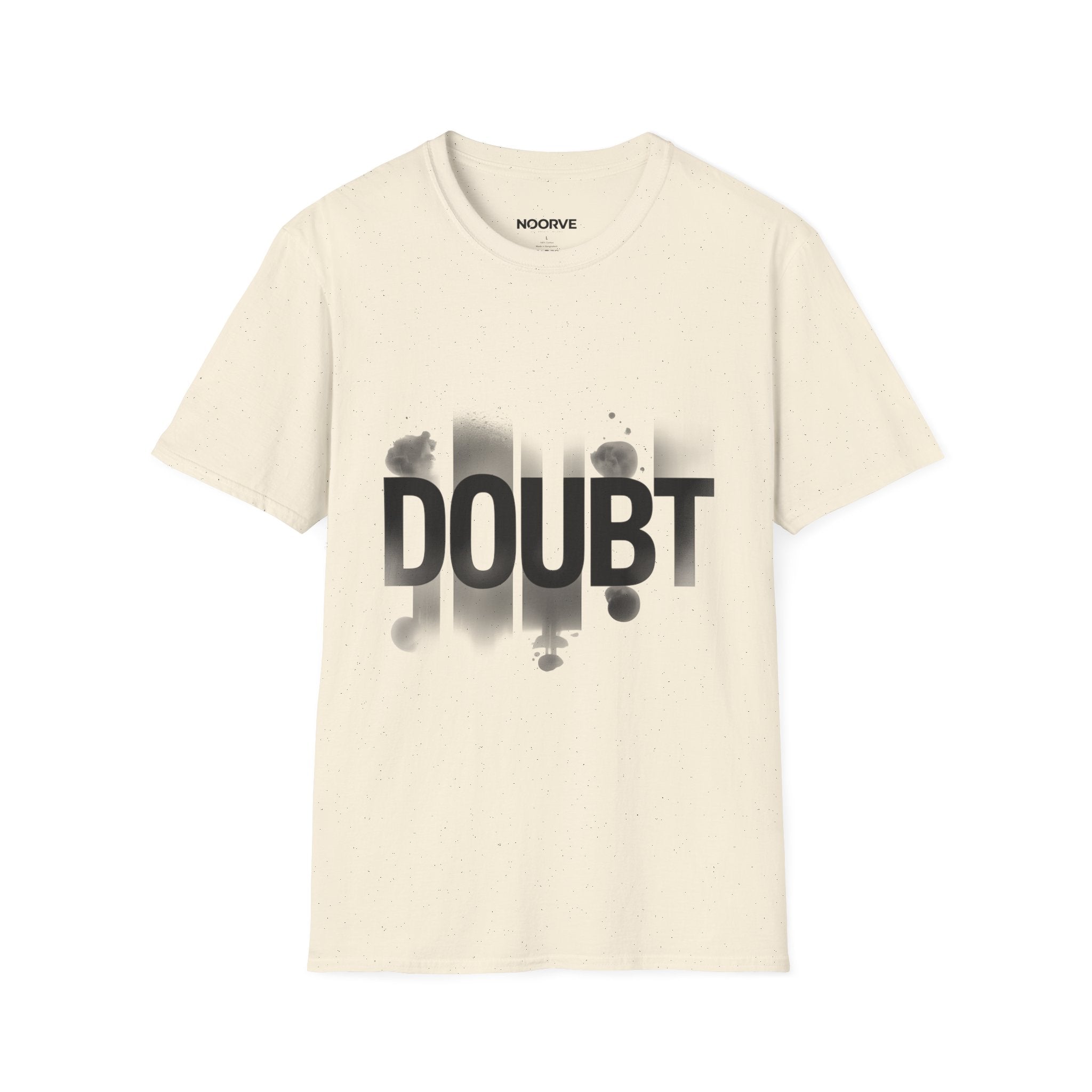 Doubt Graphic T-Shirt — Bold Grunge Typography Tee | Noorve | T-Shirt