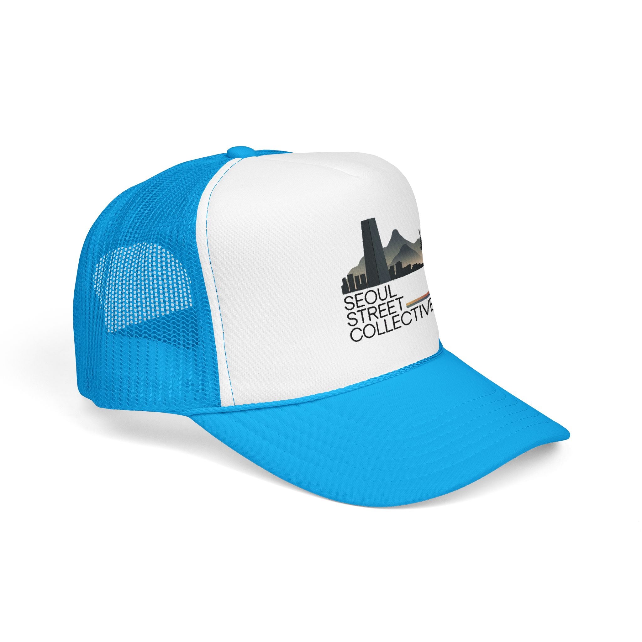 Trucker Hat — Salt Lake City Skyline Vintage Graphic | Noorve | Hats