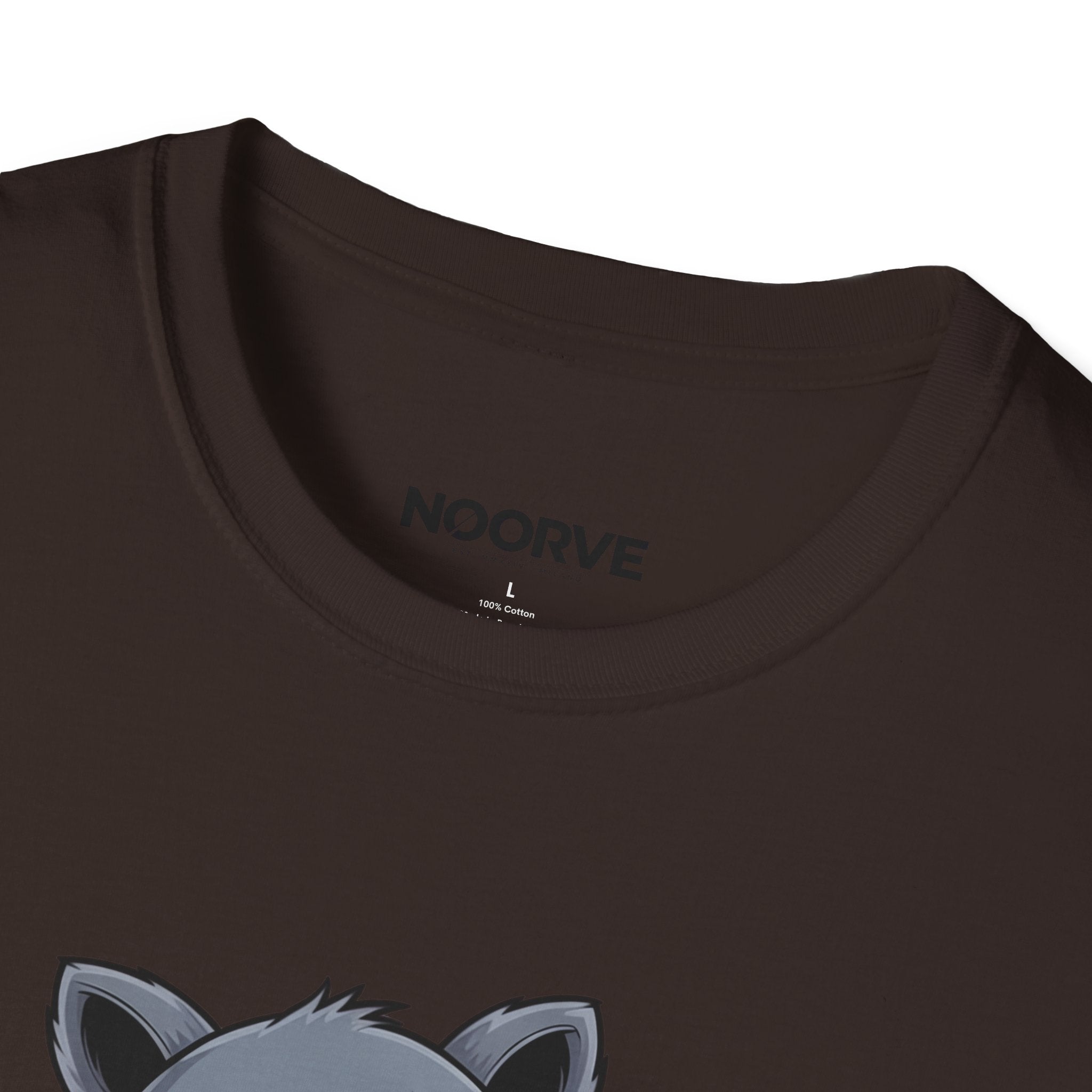 Midnight Snack Crew T-Shirt — Cute Raccoon Donut Tee