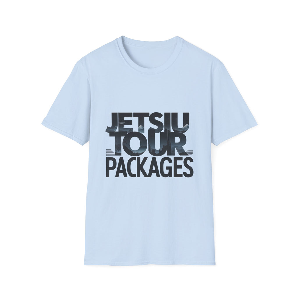 Jetsiu Tour Packages T-Shirt — Bold Travel Graphic Tee