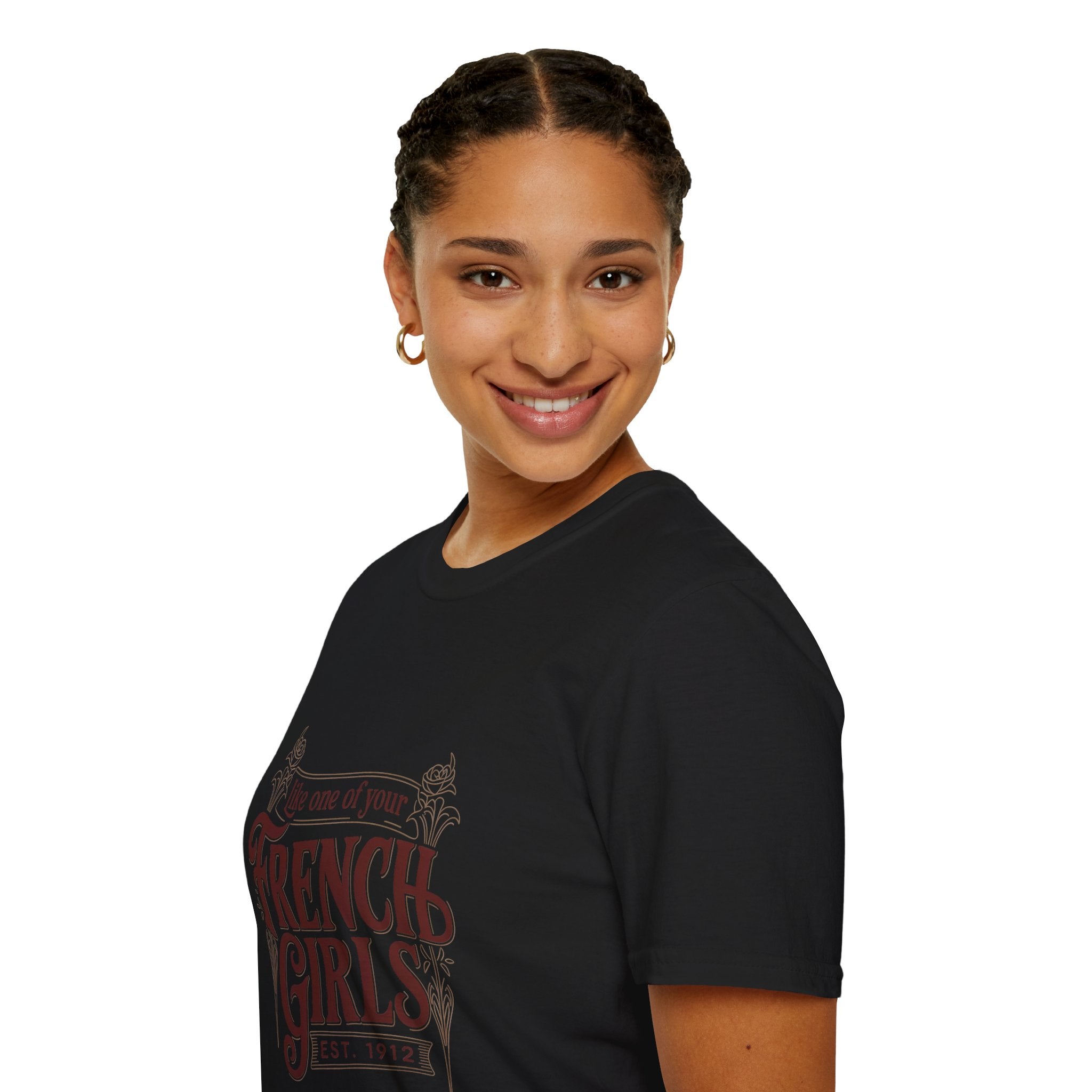 French Girls T-Shirt — "Like One of Your French Girls" Vintage Script Tee