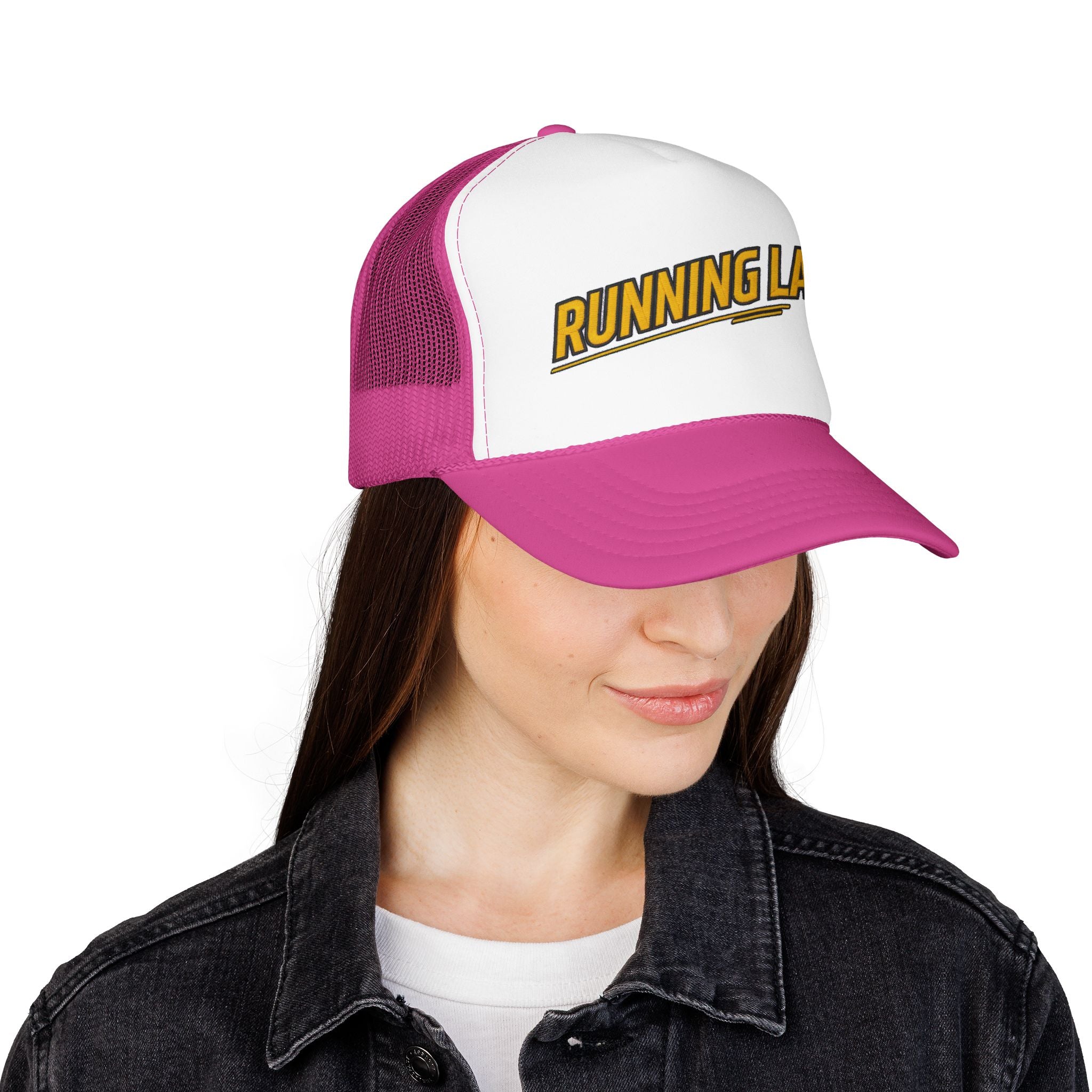 Running Late Trucker Hat — Vintage Mesh Edition