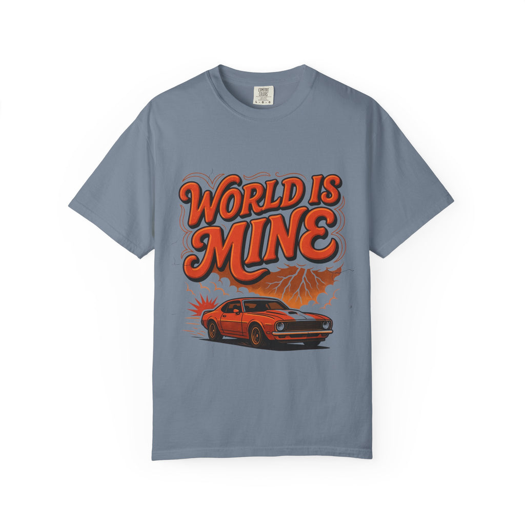World Is Mine Vintage Muscle Car T-Shirt