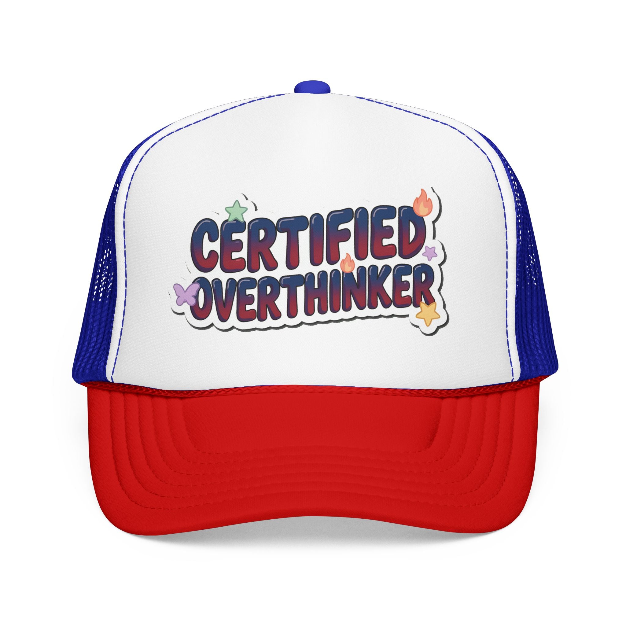 Trucker Hat — Certified Overthinker Foam Patch Cap | Noorve | Hats
