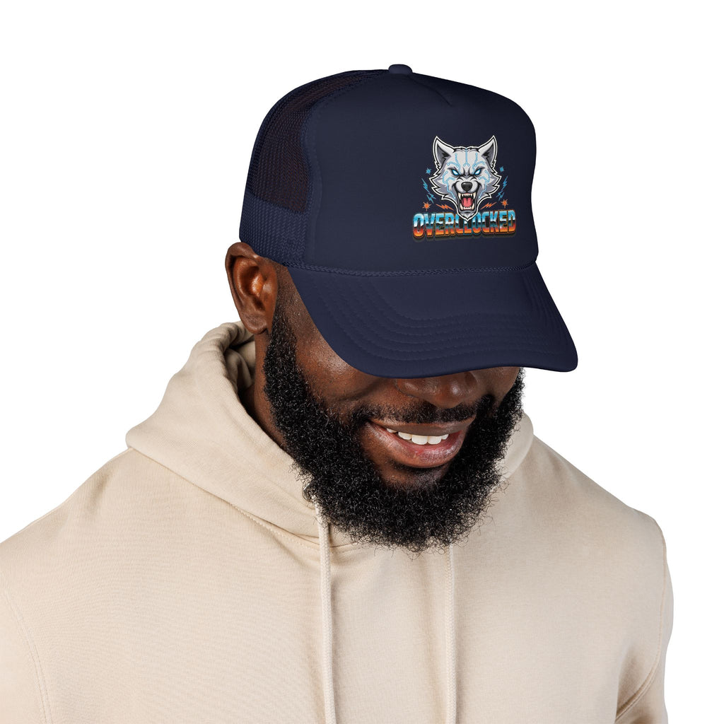 Wolf Trucker Hat — Fierce Arctic Wolf Foam Trucker Cap