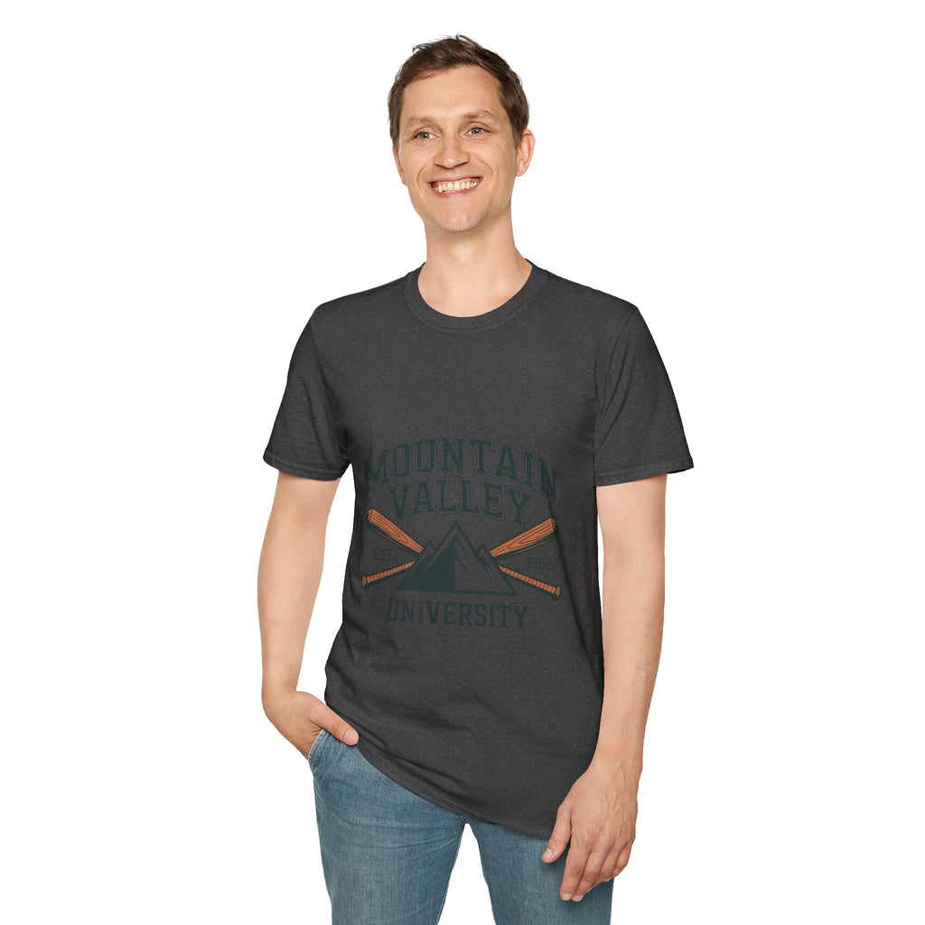 Mountain Valley University T‑Shirt — Vintage Collegiate Outdoor Tee