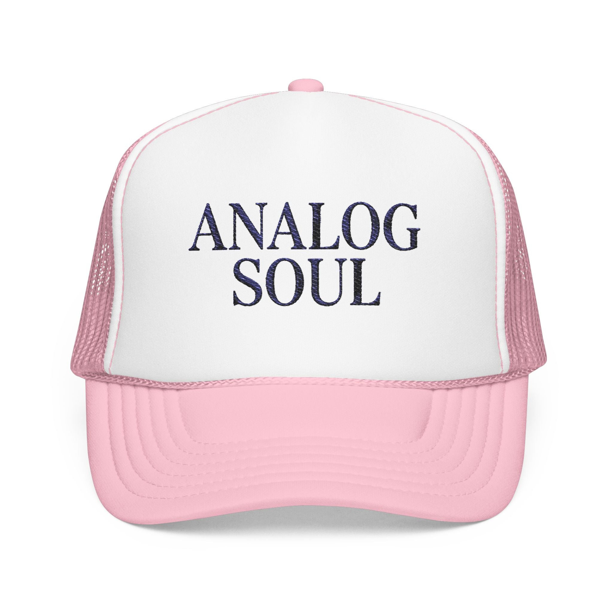 Analog Soul Trucker Hat — Retro Music-Inspired Foam Mesh Cap | Noorve | Hats