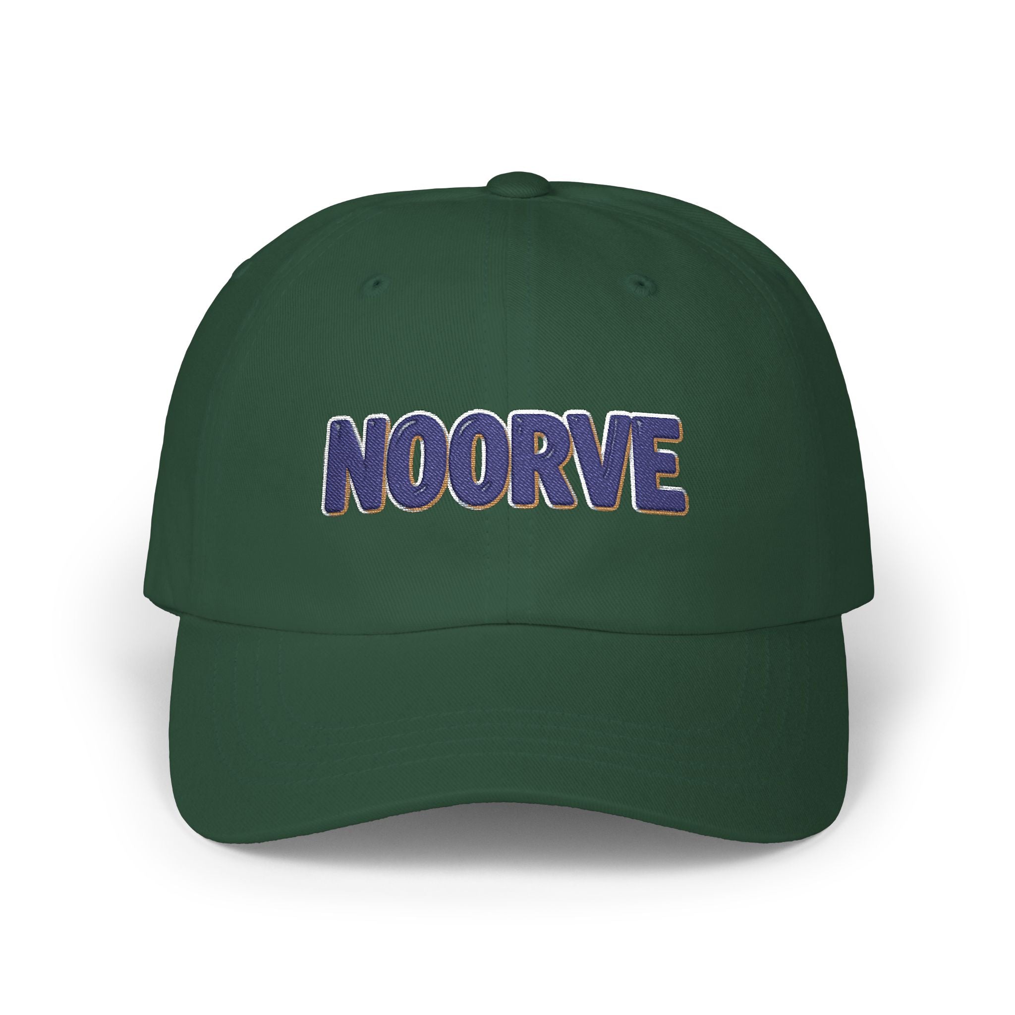 Dad Cap — Embroidered NOORVE White Classic Baseball Hat | Noorve | Hats