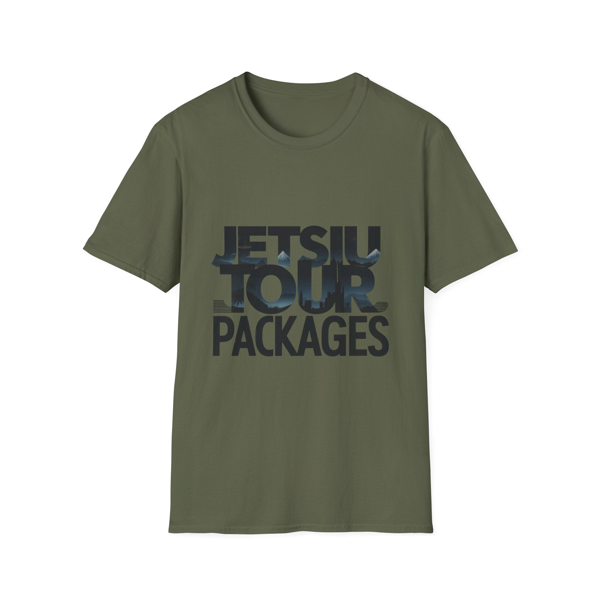 Jetsiu Tour Packages T-Shirt — Bold Travel Graphic Tee