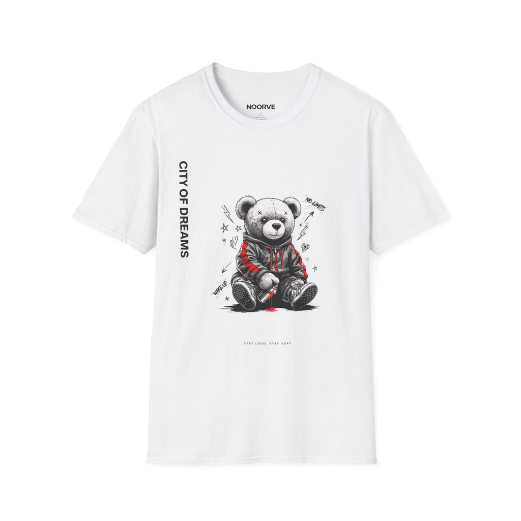 City of Dreams Teddy Bear T-Shirt — Cute Grunge Graphic Tee