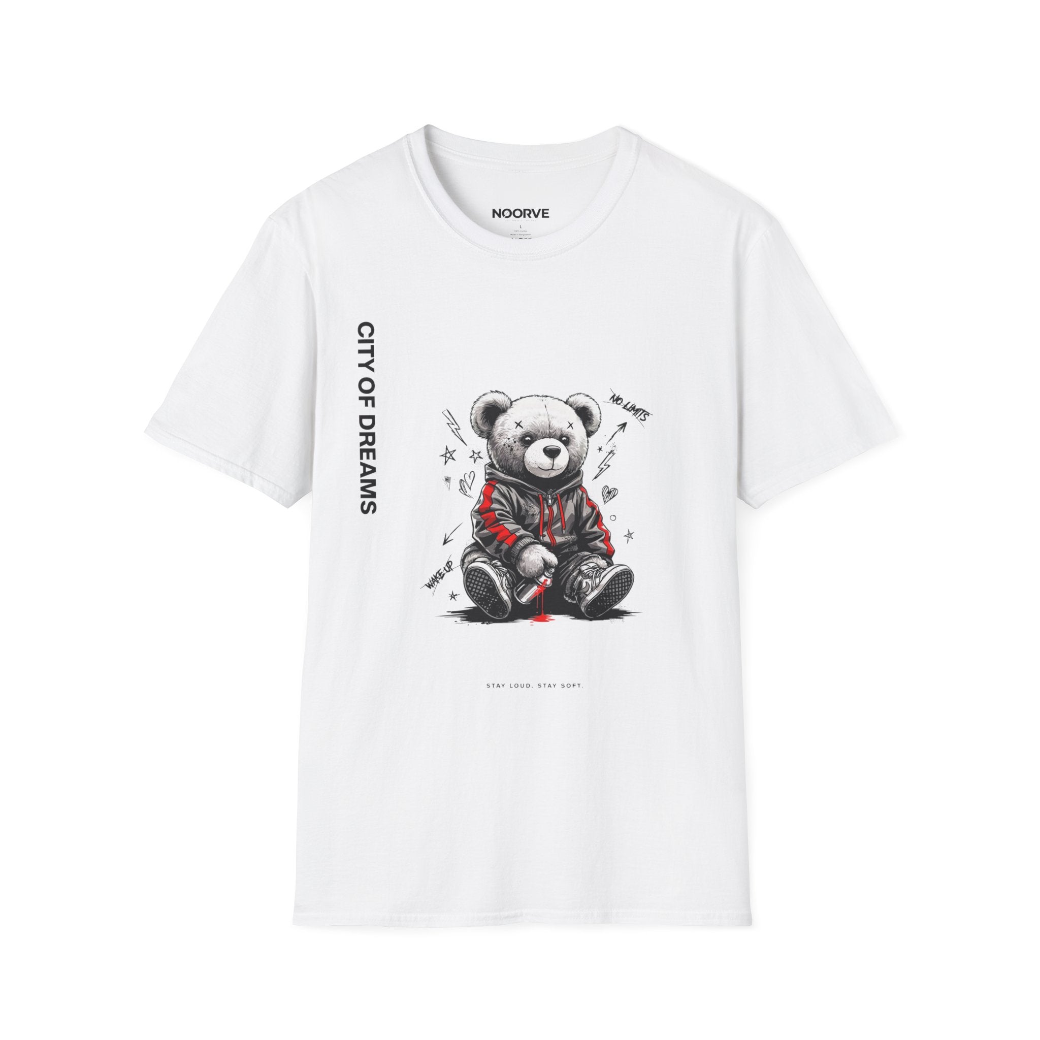 City of Dreams Teddy Bear T-Shirt — Cute Grunge Graphic Tee