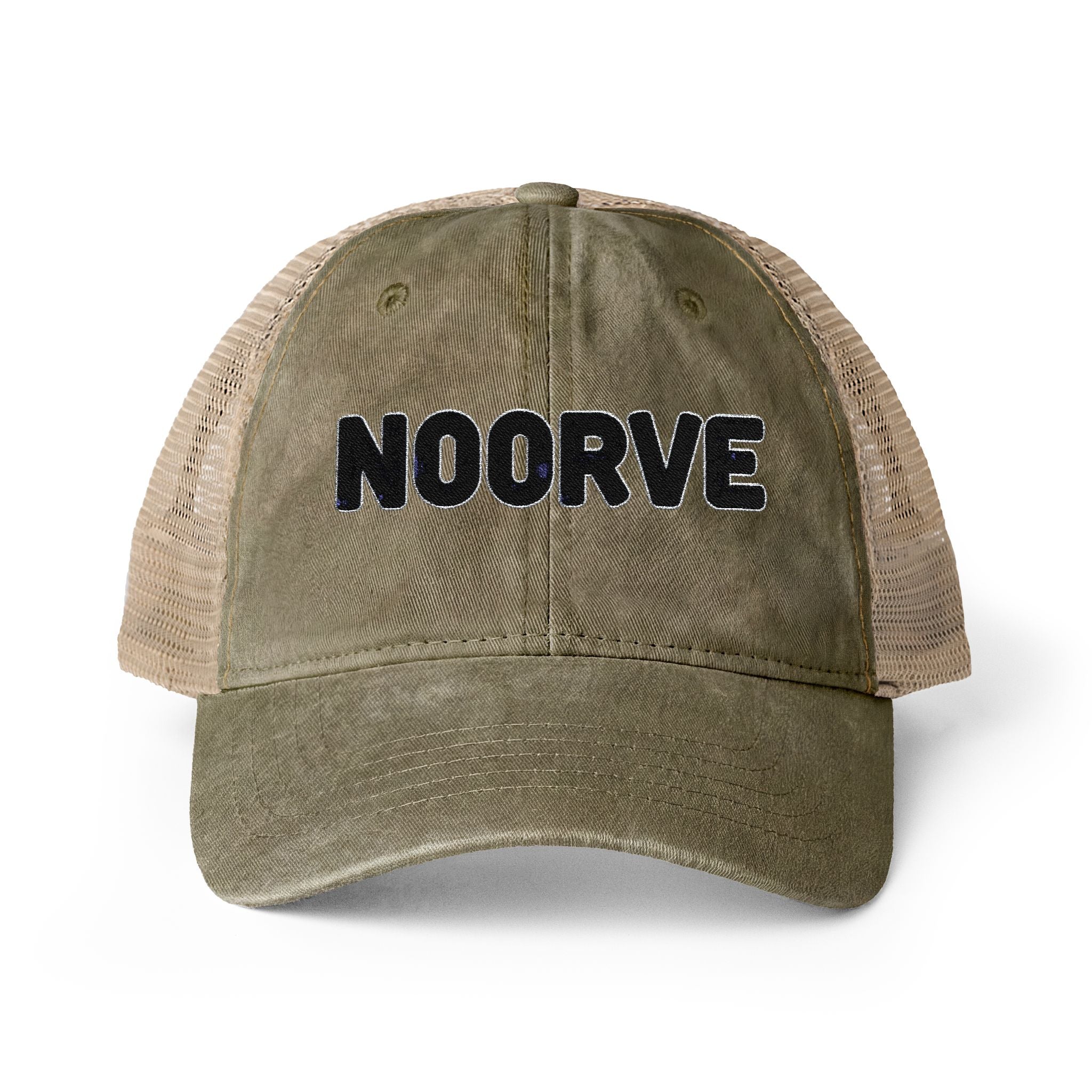 Lavender Stripe Washed Mesh-Back Cap | Noorve | Hats