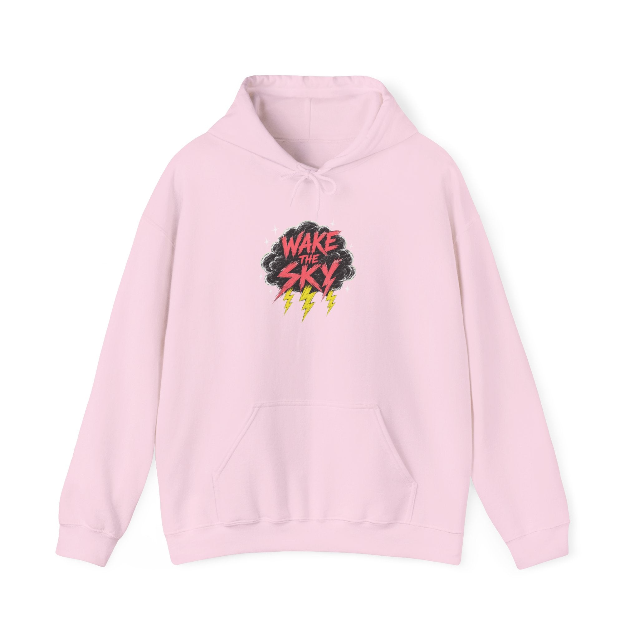 Midnight Snack Crew Hoodie — 'Wake the Sky' Raccoon Graphic Hooded Sweatshirt | Noorve | Hoodie