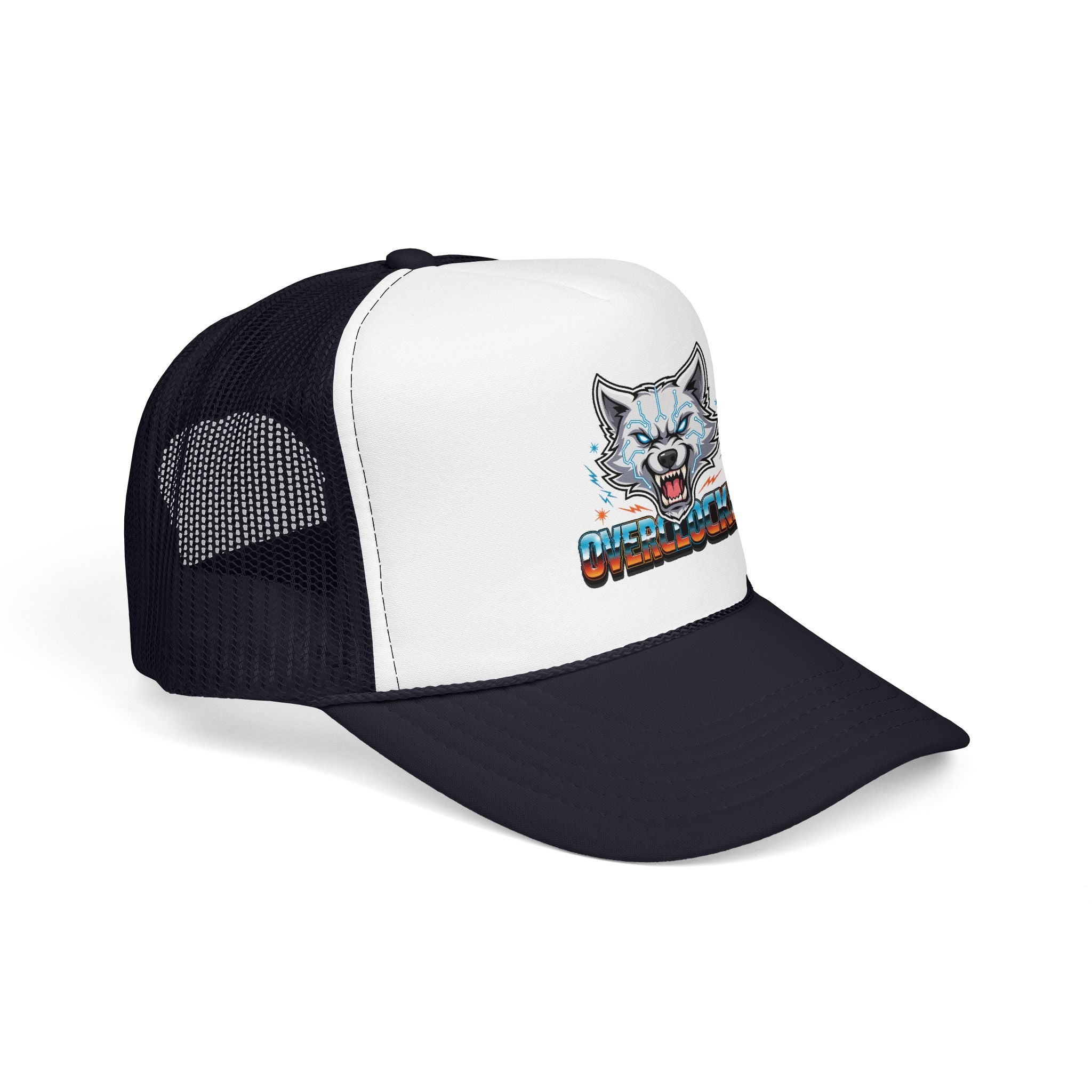 Wolf Trucker Hat — Fierce Arctic Wolf Foam Trucker Cap