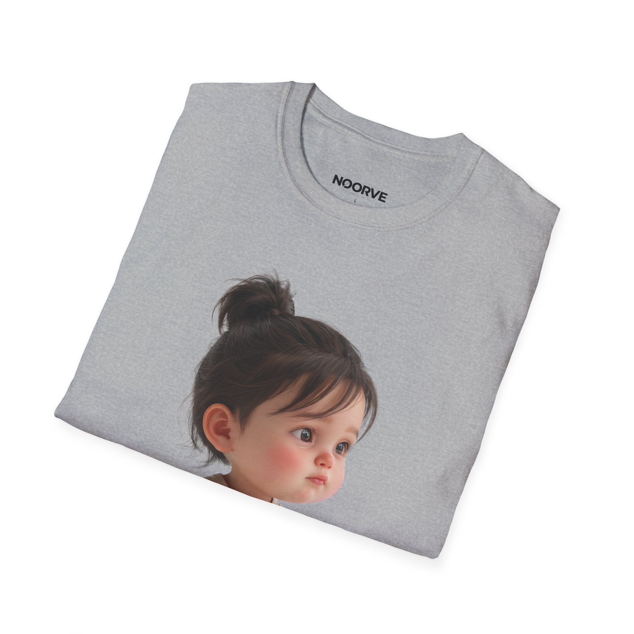 Cute Toddler Portrait T-Shirt — Adorable Baby Face Graphic Tee