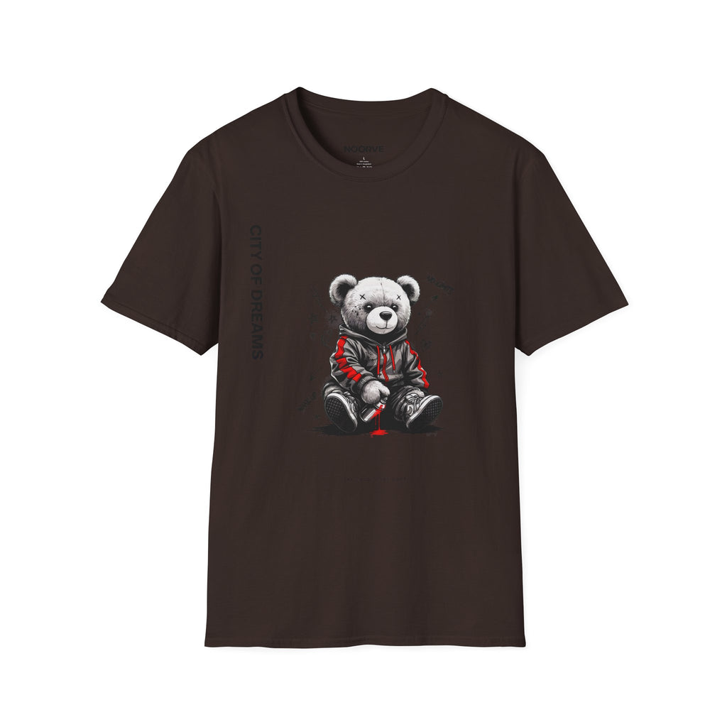 City of Dreams Teddy Bear T-Shirt — Cute Grunge Graphic Tee | Noorve | T-Shirt