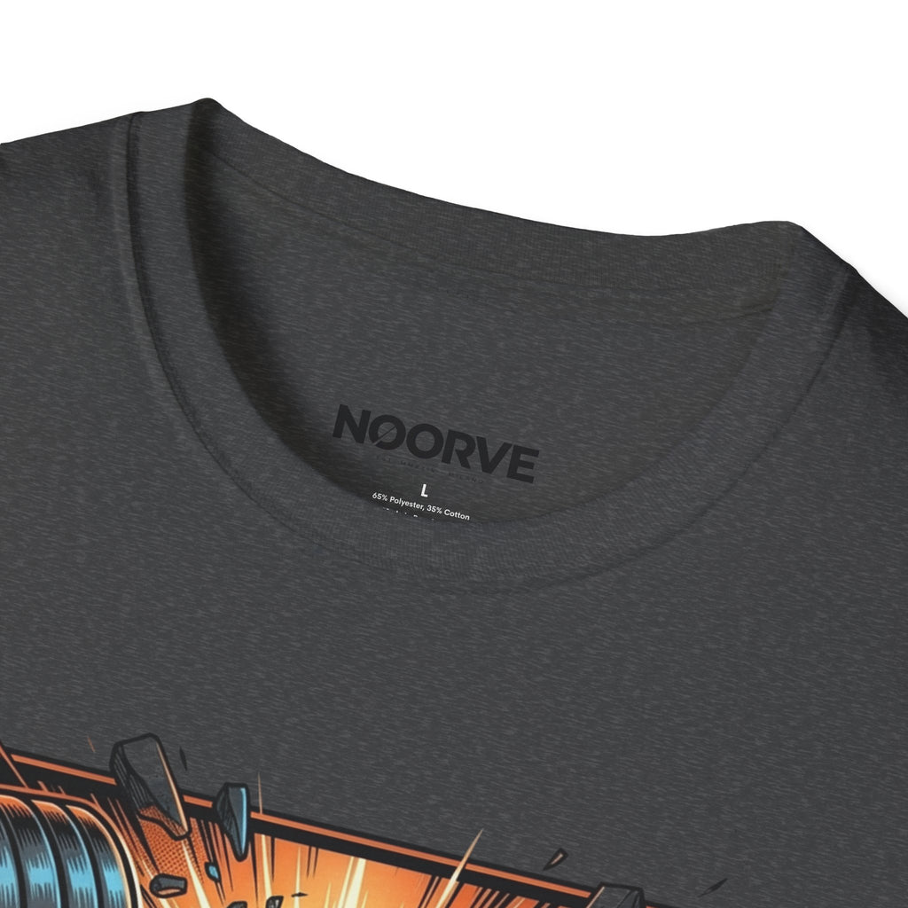 Motivational Weightlifting T-Shirt — 'No Excuses' Gorilla Gym Tee